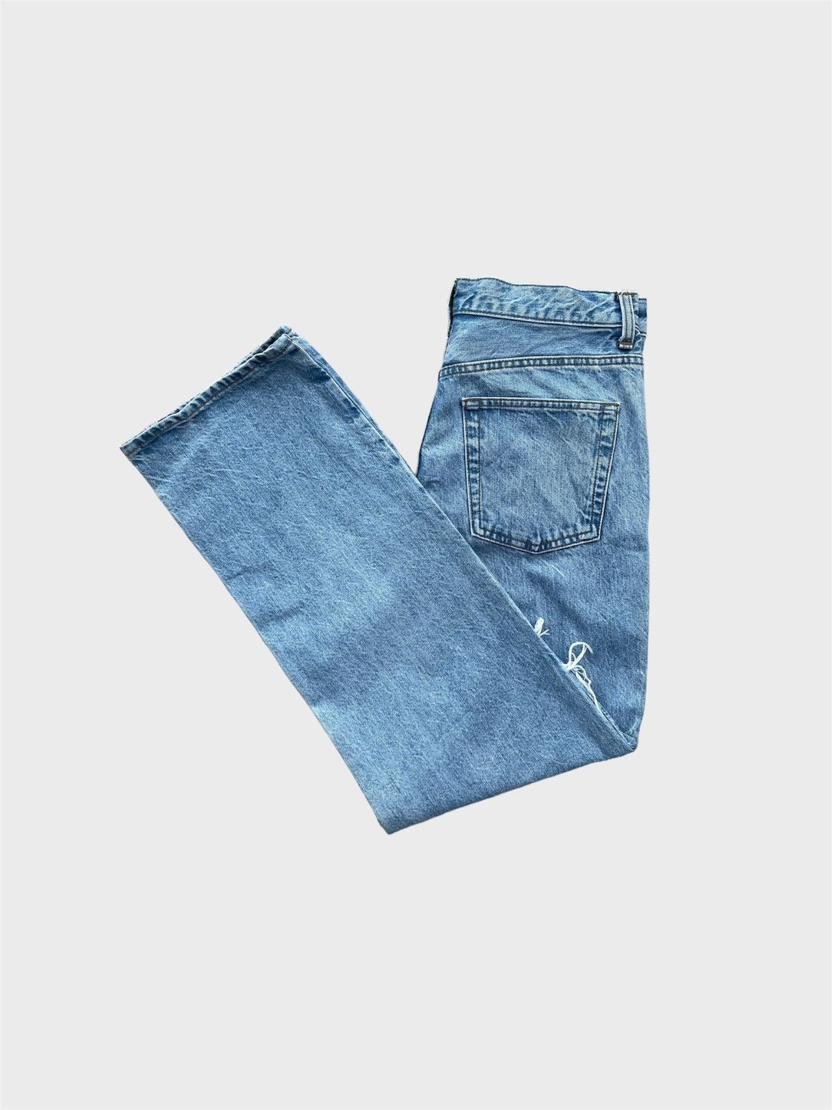 Jean 🔥 Gu Jeans Light Blue Distressed Denim W29 🔥 Size US 29 - 11 Thumbnail