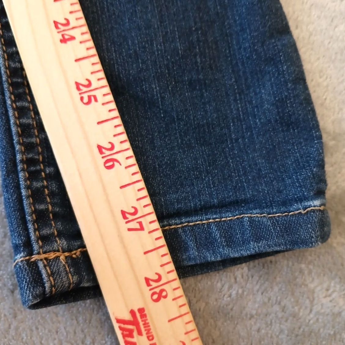 Vintage Democracy Abtechnology Skinny Jeans Womens Size 4 Blue Dark Wash Stretch 29x28 Jeans Womens Skinny 5-Pocket Denim Blue Dark Wash Size 27" / US 4 / IT 40 - 5 Thumbnail