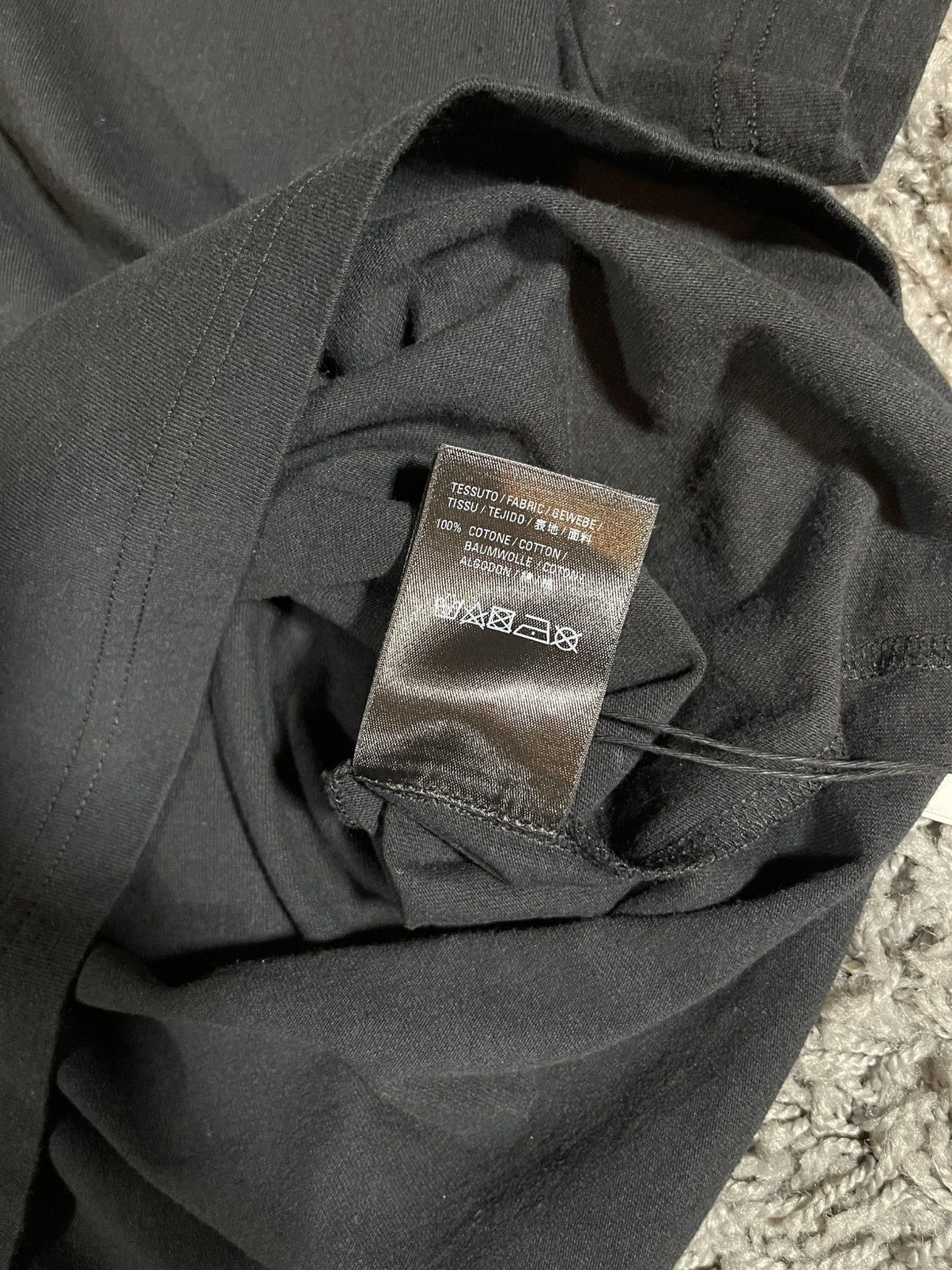 Balenciaga Balenciaga Shoulder Logo Light Jersey T-Shirt Black Size XS / US 0-2 / IT 36-38 - 10 Thumbnail