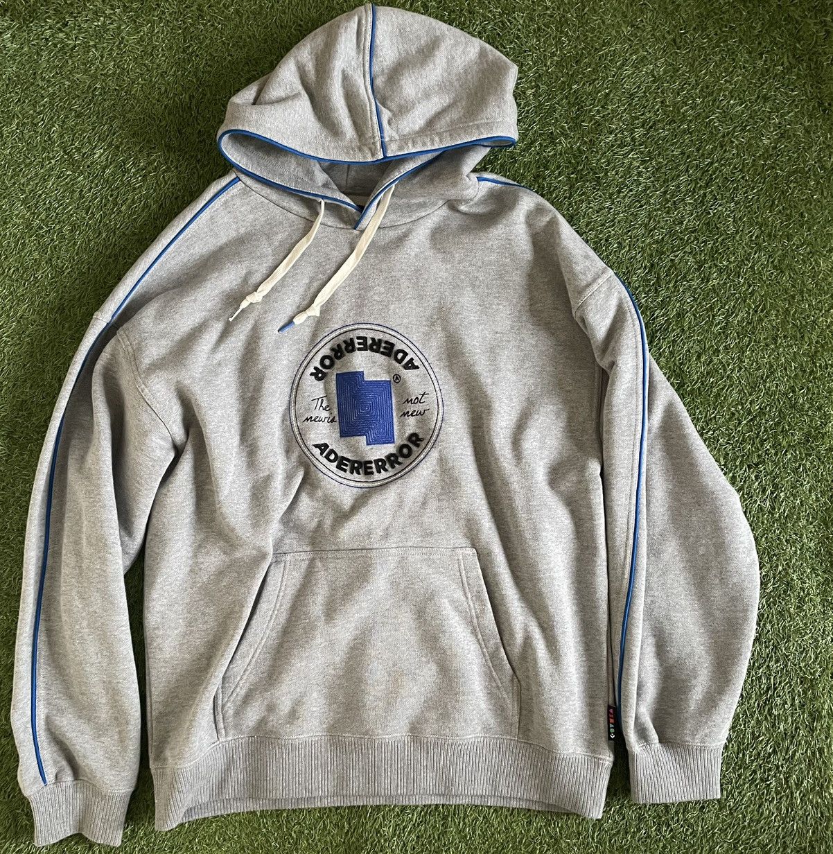 Ader Error Converse Ader Error Hoodie Grey Unisex Size M Oversized Size US M / EU 48-50 / 2 - 1 Thumbnail