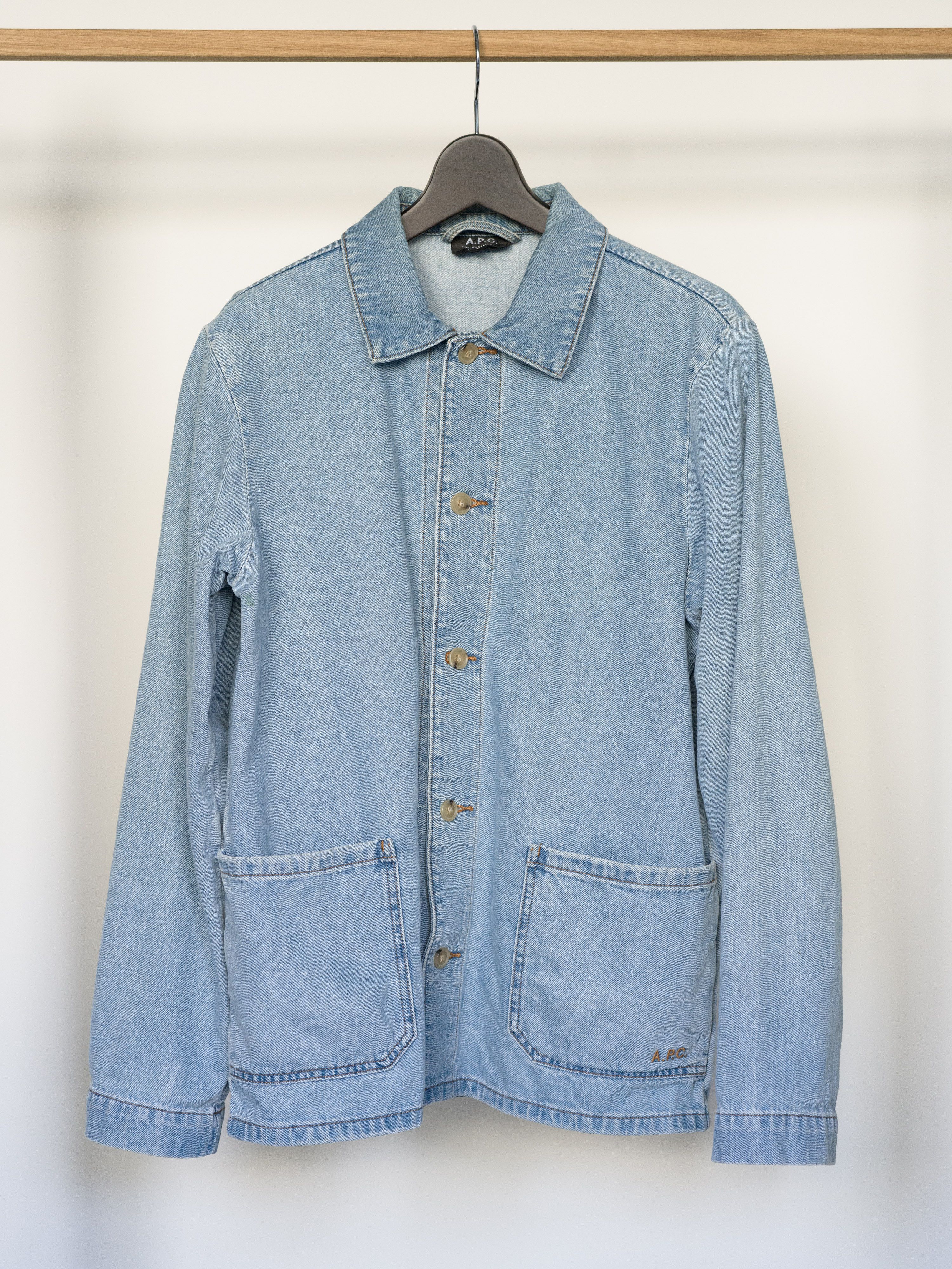 A.P.C. Kerlouan Jacket - Pale Blue Size US S / EU 44-46 / 1 - 1 Thumbnail