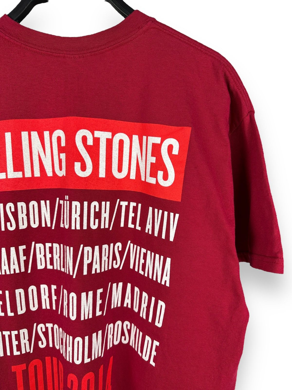 The Rolling Stones Vintage 2014 The Rolling Stones Tour T-Shirt Size US M / EU 48-50 / 2 - 10 Thumbnail