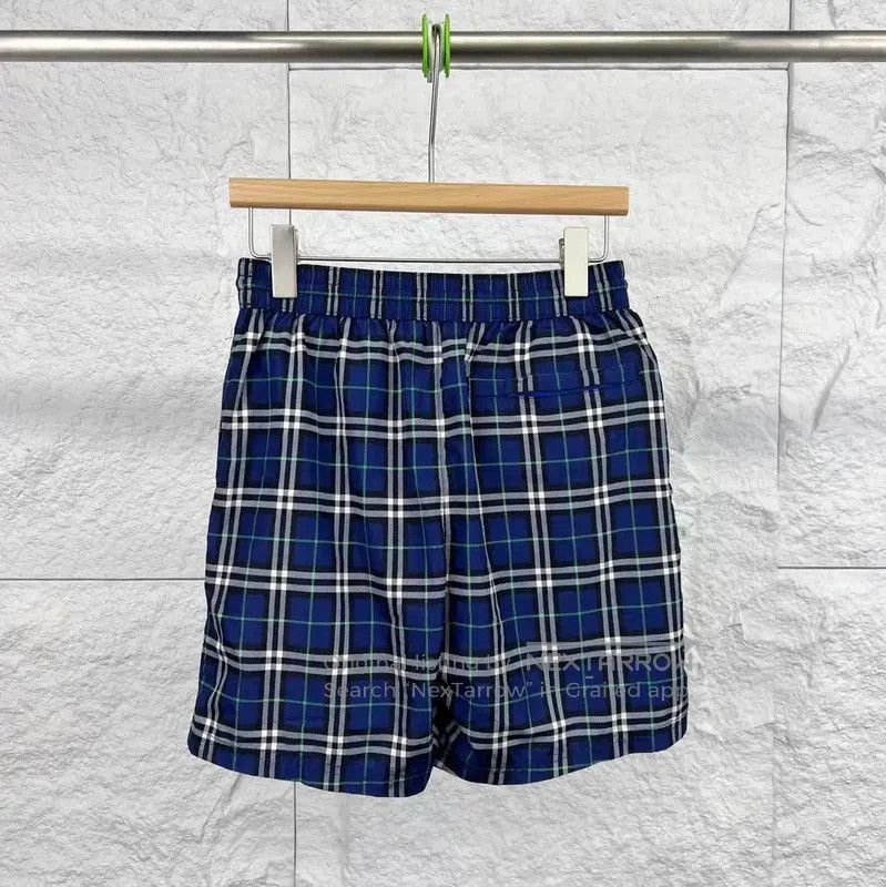 Burberry Burberry Men's Blue Checkered Cotton Shorts. Size US 26 / EU 42 - 2 Thumbnail