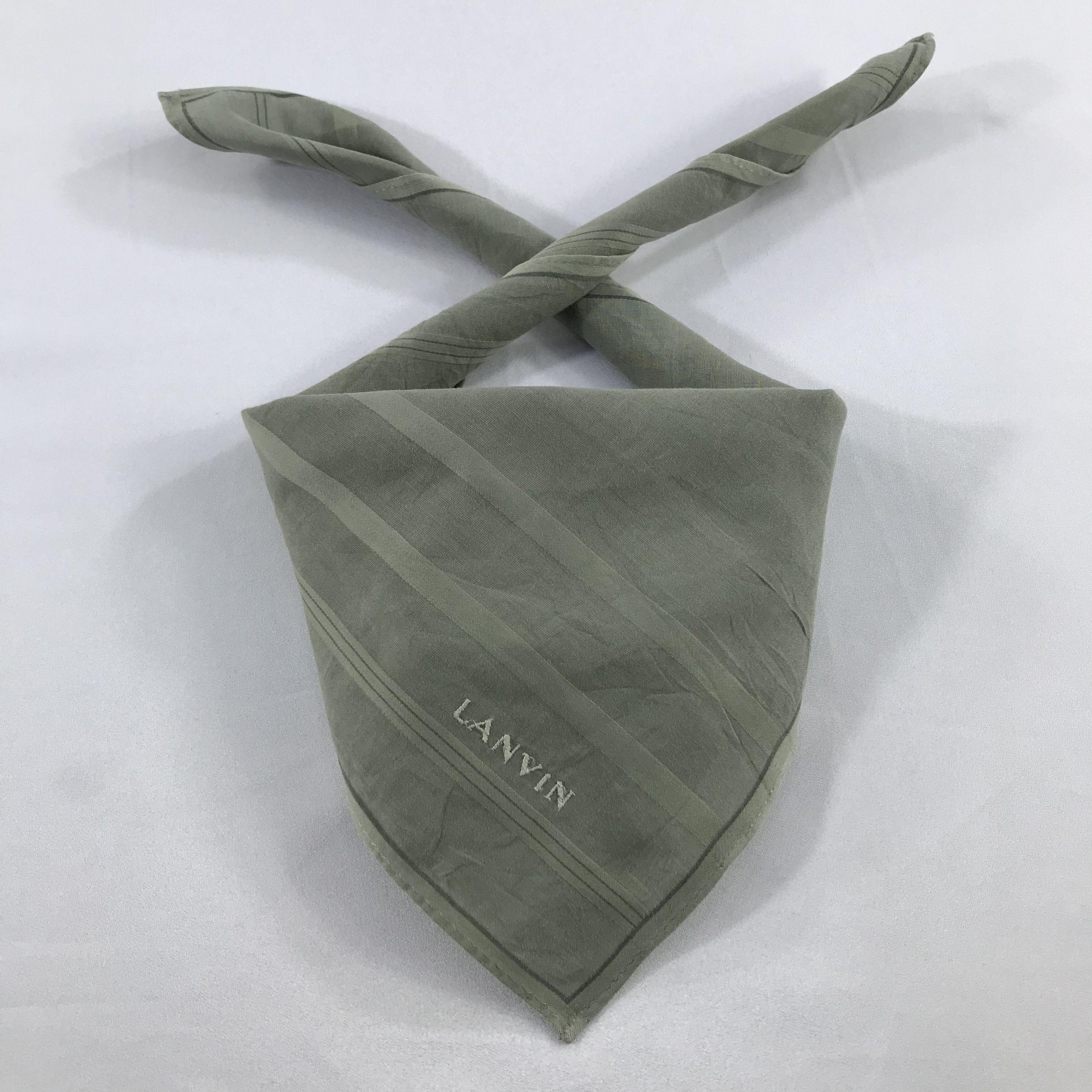 Lanvin × Vintage Lanvin Bandana / Handkerchief / Neckerchief - S2511 Size ONE SIZE - 3 Thumbnail