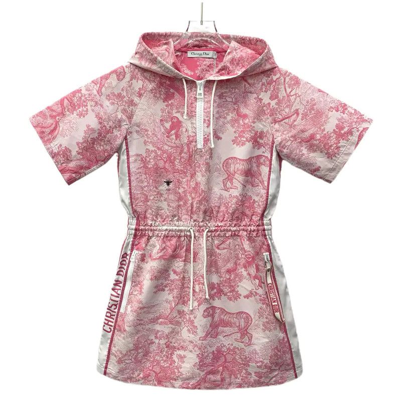 Dior Dior Pink Polyester Dress for Women 0089 Size S / US 4 / IT 40 - 1 Thumbnail