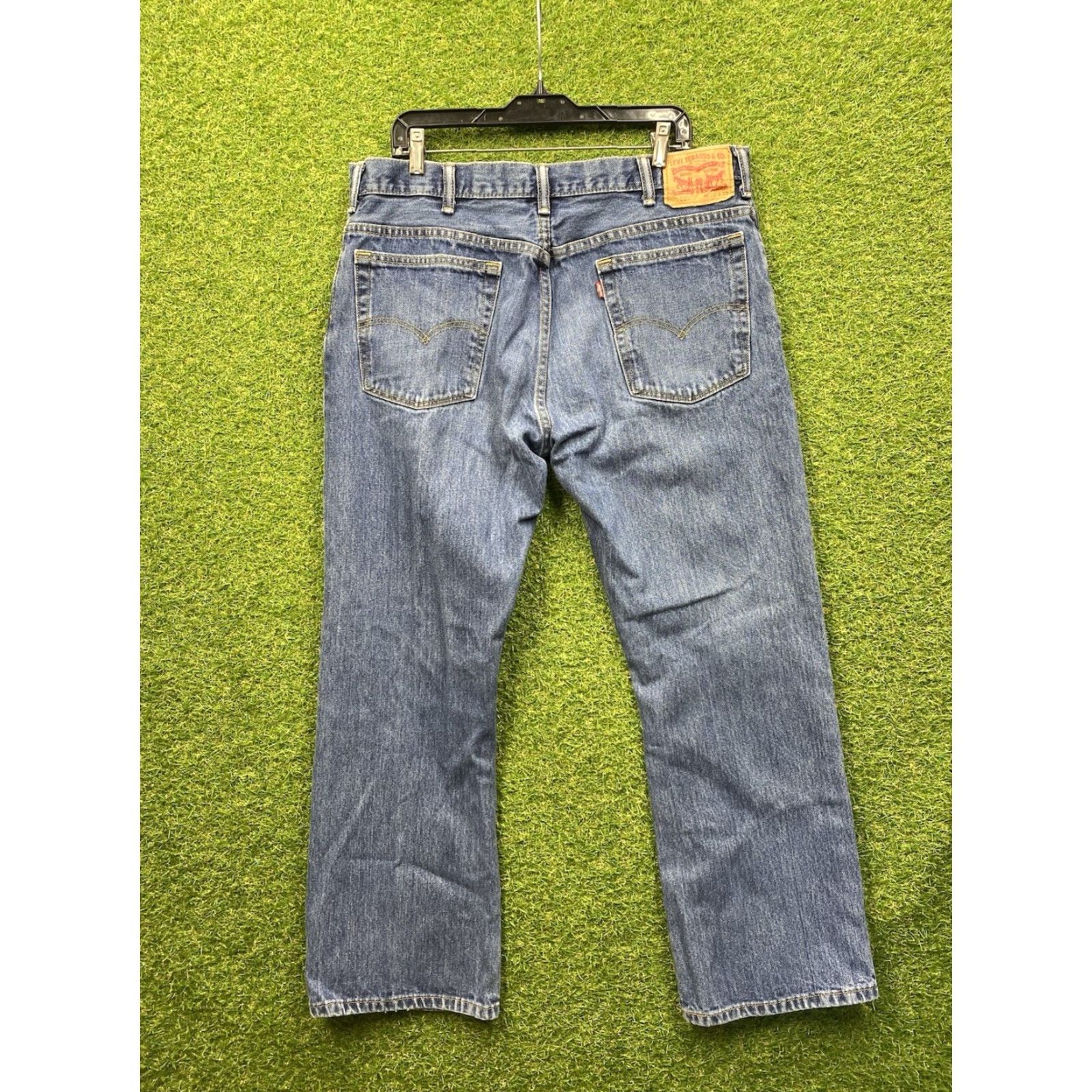 Levi's Levi's 517 Jeans Mens 38x30 Bootcut Dark Wash Denim Regular 5-Pocket Westernwear City Cowboy Y2K Logo 90s USA Baggy Jeans Mens Size US 38 / EU 54 - 2 Thumbnail