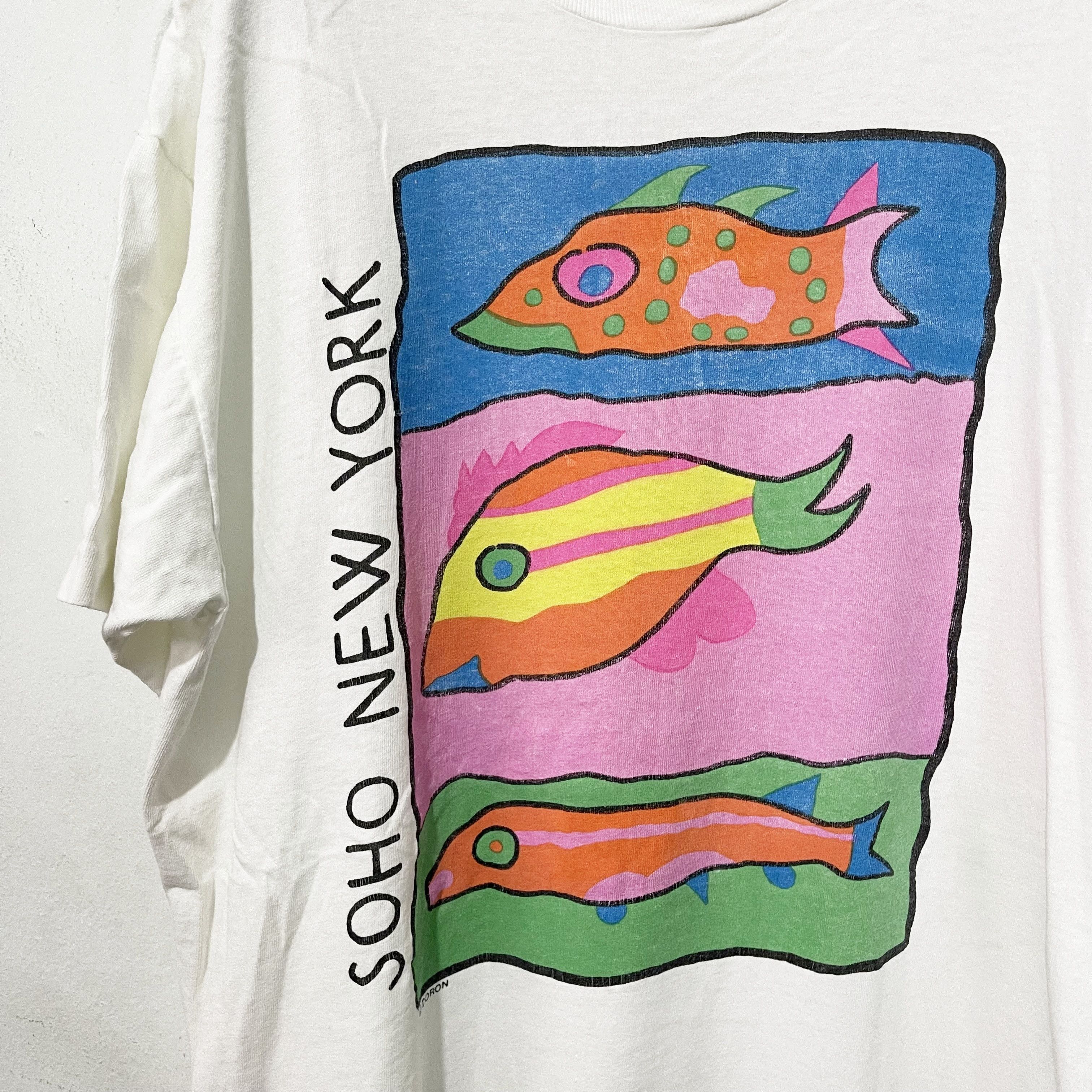 Vintage Vintage 90s Soho New York Shirt Doron Design Shirt Size US XL / EU 56 / 4 - 2 Thumbnail