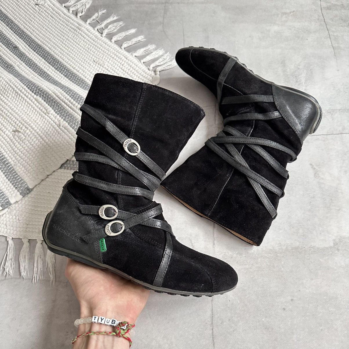 Dirk Bikkembergs 00s Wrap Straps Boxing Biker Boots As 98 Rick Owens Vibe Size US 8 / IT 38 - 6 Thumbnail