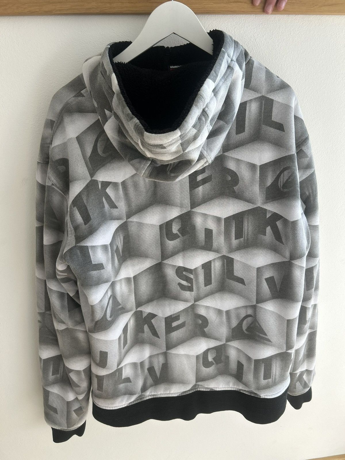 Quiksilver Vintage Quicksilver Monogram Y2K zip up hoodie Size US XL / EU 56 / 4 - 2 Thumbnail