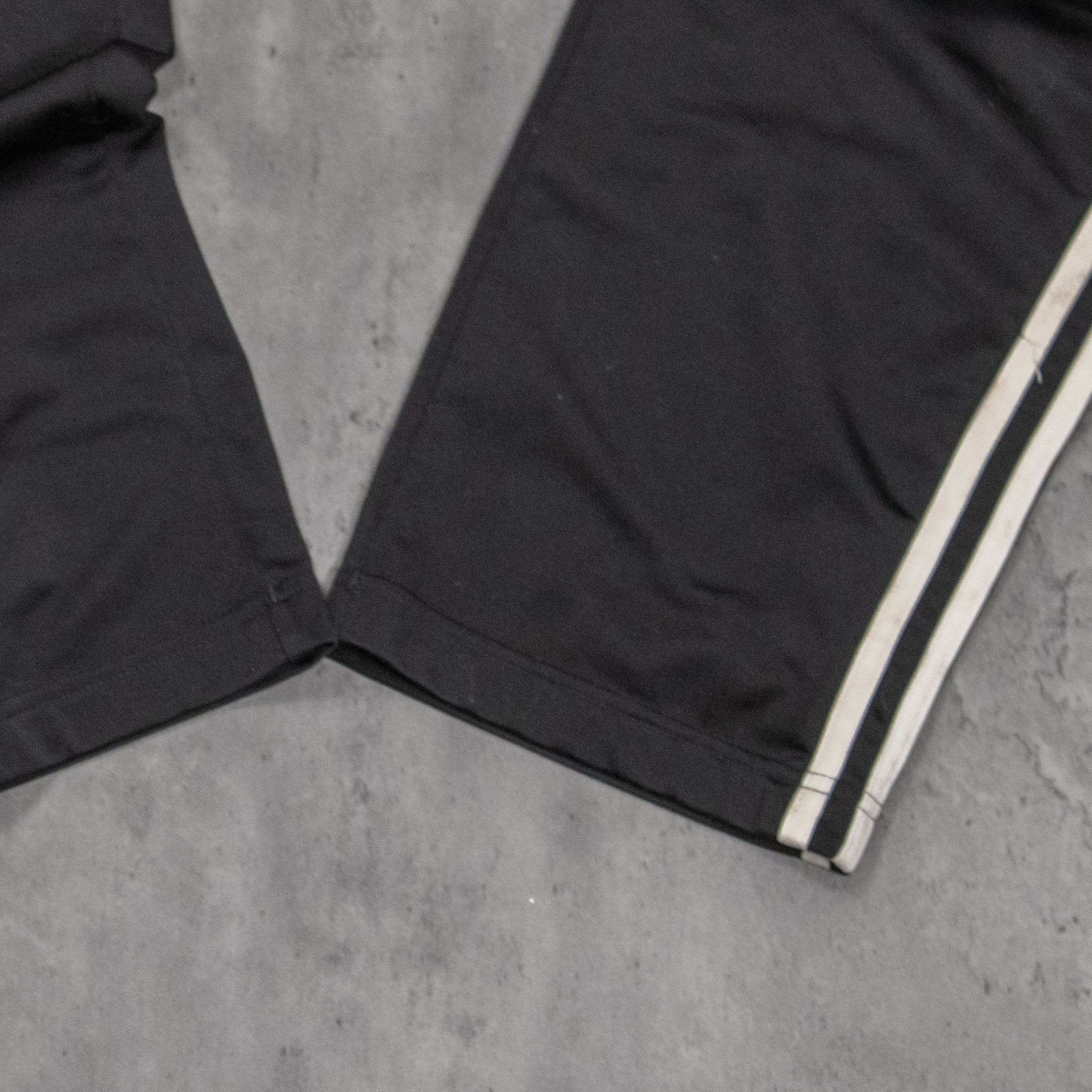 Adidas Adidas Black Track Sweat Straight Legged Relax Fit Pant's Size US 30 / EU 46 - 5 Thumbnail