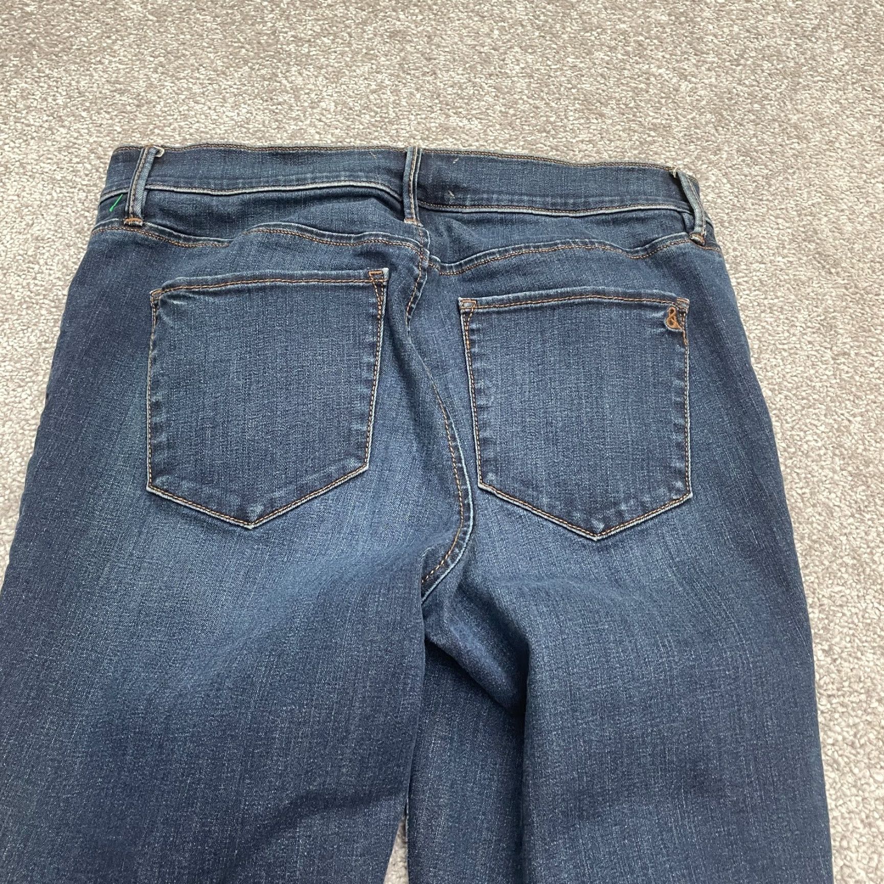 Lou & Grey Lou & Grey Skinny Jeans Womens 27 Blue Mid Rise Stretch 28x26.5 Denim Size 27" / US 4 / IT 40 - 4 Thumbnail