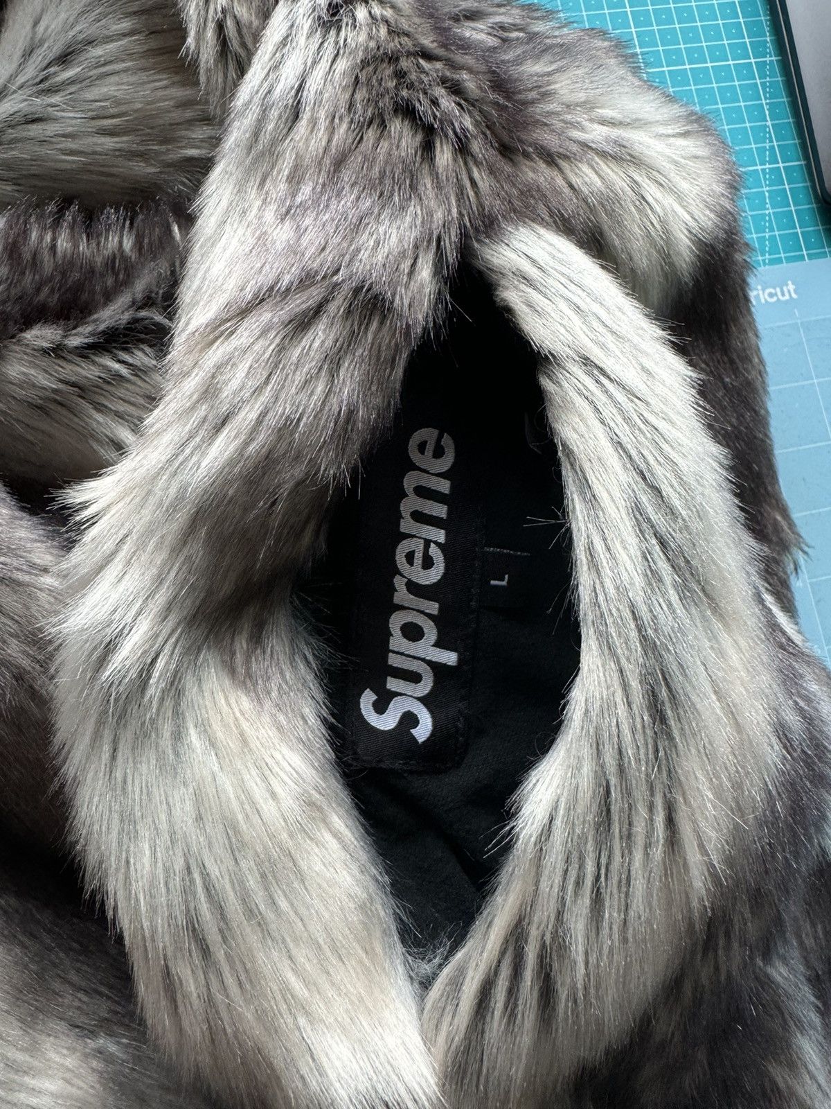 Supreme SUPREME fuax Pelz Wendejacke mit kaputze schwarz Size US L / EU 52-54 / 3 - 8 Thumbnail
