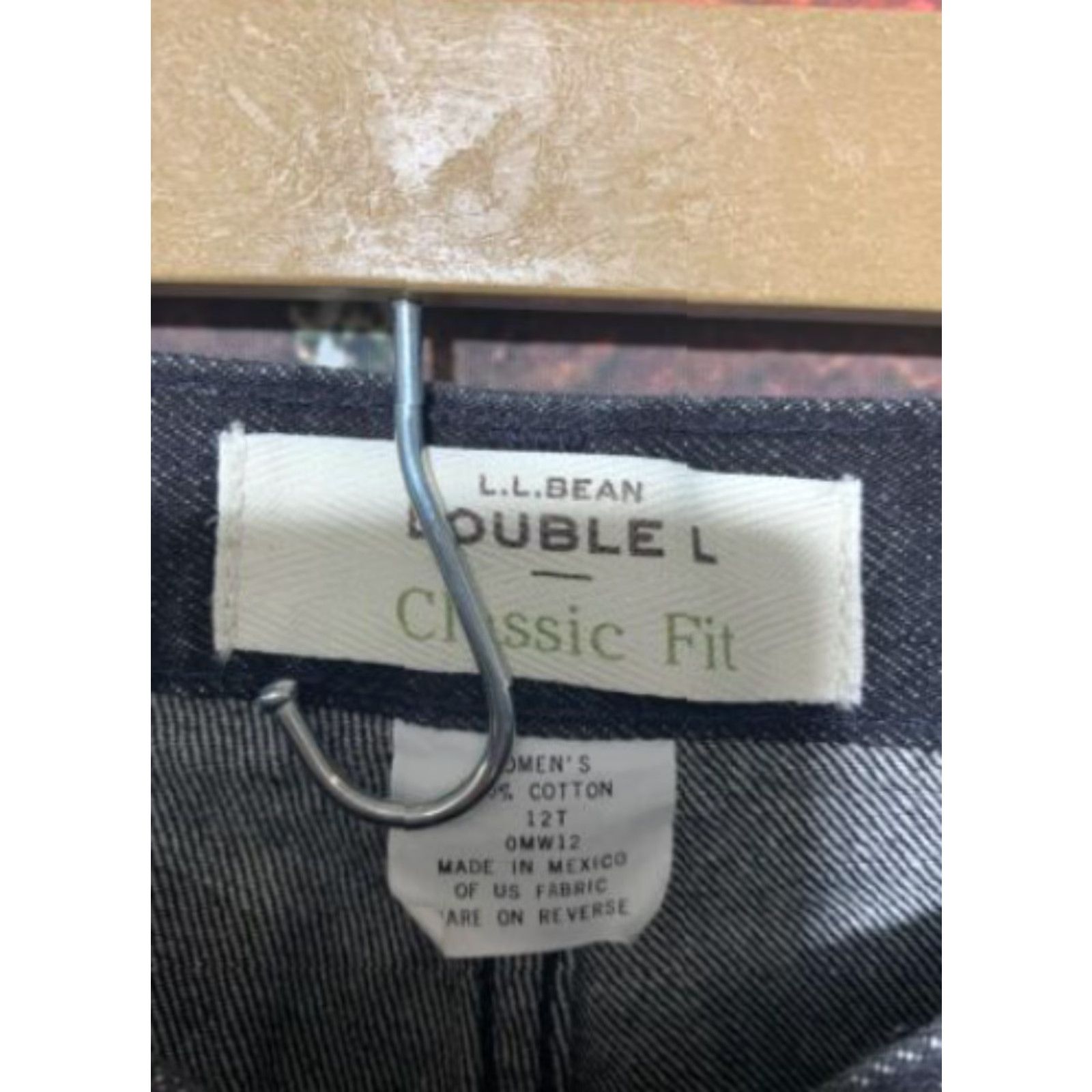 Vintage VINTAGE LL Bean Double L Natural Fit BLACK Jeans High Rise Mom Jean 12T TALL Size 34" / US 12 / IT 48 - 2 Thumbnail
