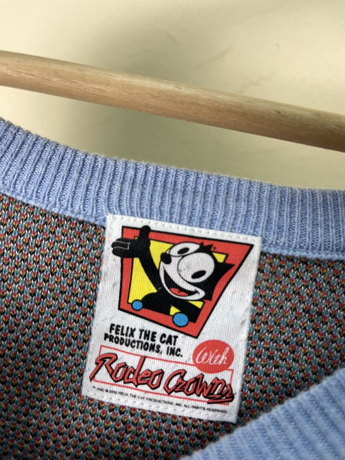 Other Y2K Rodeo Crowns Felix The Cat Sweater Size L / US 10 / IT 46 - 3 Thumbnail