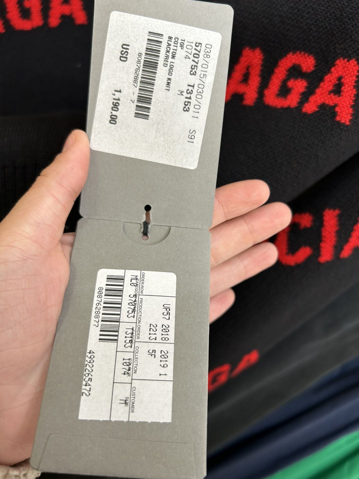 Balenciaga Logo Sweater