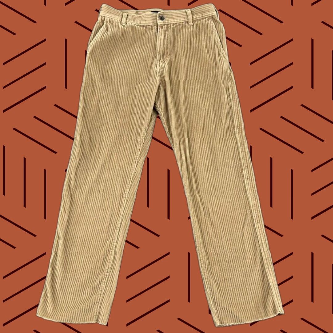 Quiksilver Quiksilver Pants 31 x 29 Relaxed Fit Brown Corduroy Trousers Beach Surf Mens Size US 31 - 1 Thumbnail