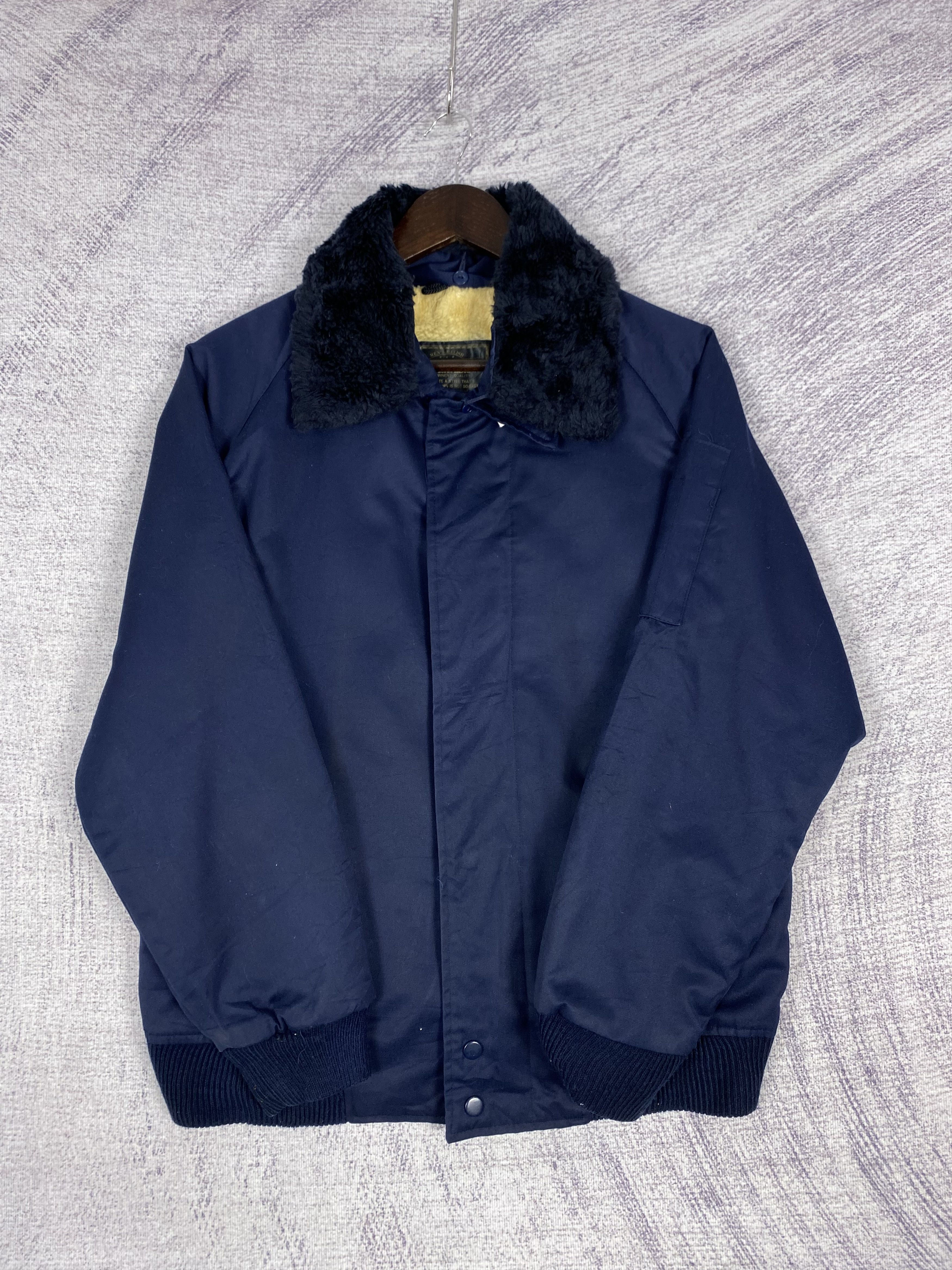 Japanese Brand Vintage High Tachibana Fleece Lining Bomber Jacket Size US S / EU 44-46 / 1 - 4 Thumbnail