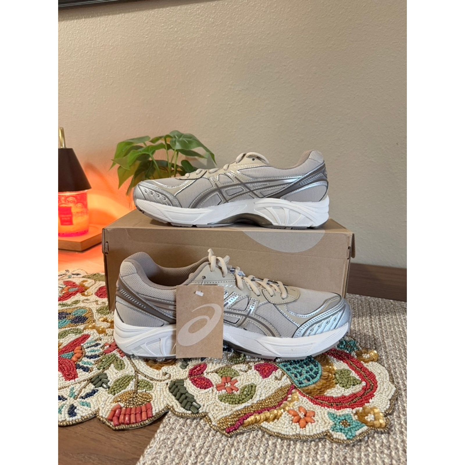 Asics Asics GT-2160 Feather Grey Brown Storm Silver Gel NYC Wood Size US 10.5 / EU 43-44 - 2 Thumbnail