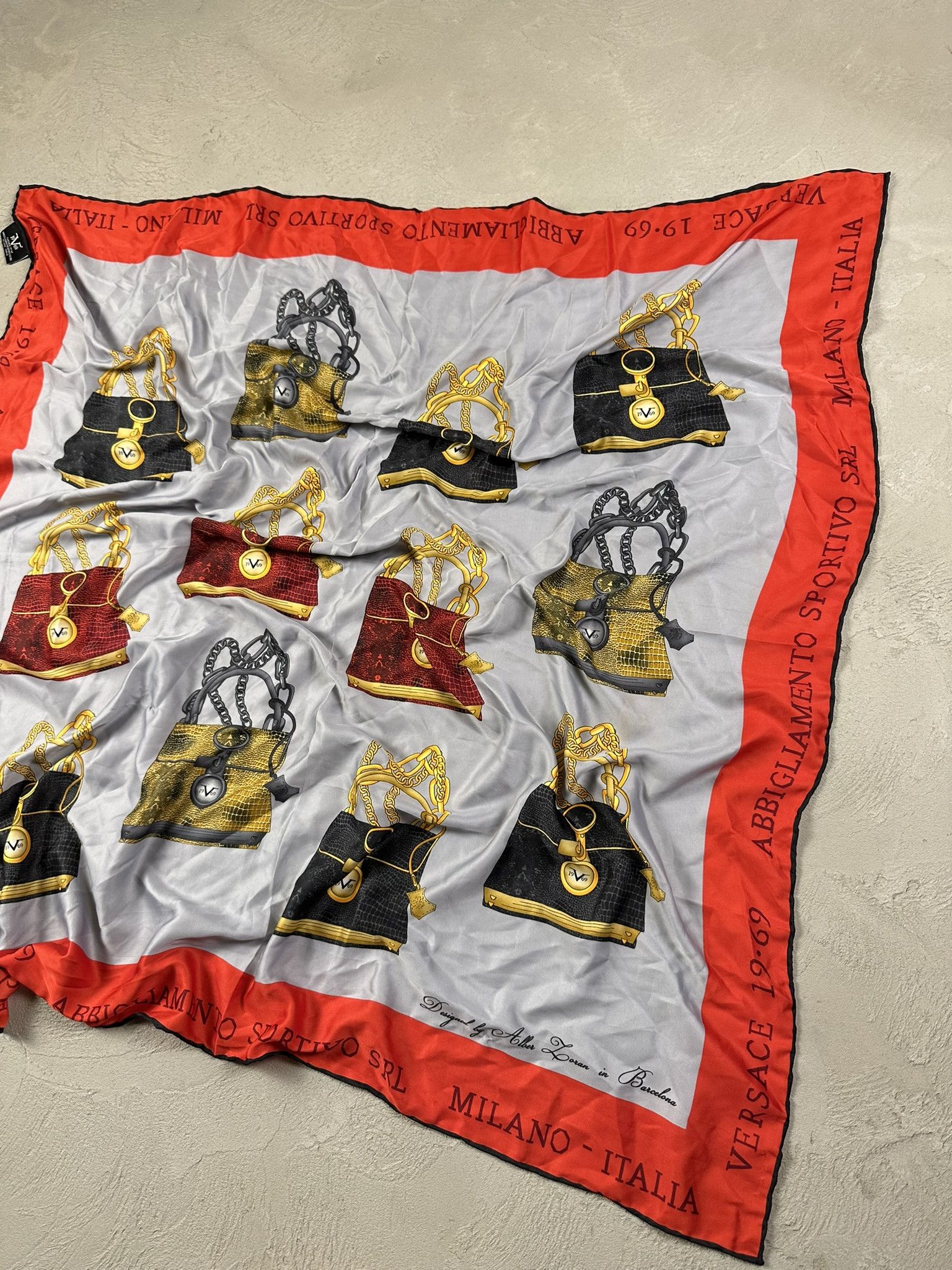 Designer × Versace Versace 19V69 Luxury Bags Scarf Size ONE SIZE - 3 Thumbnail
