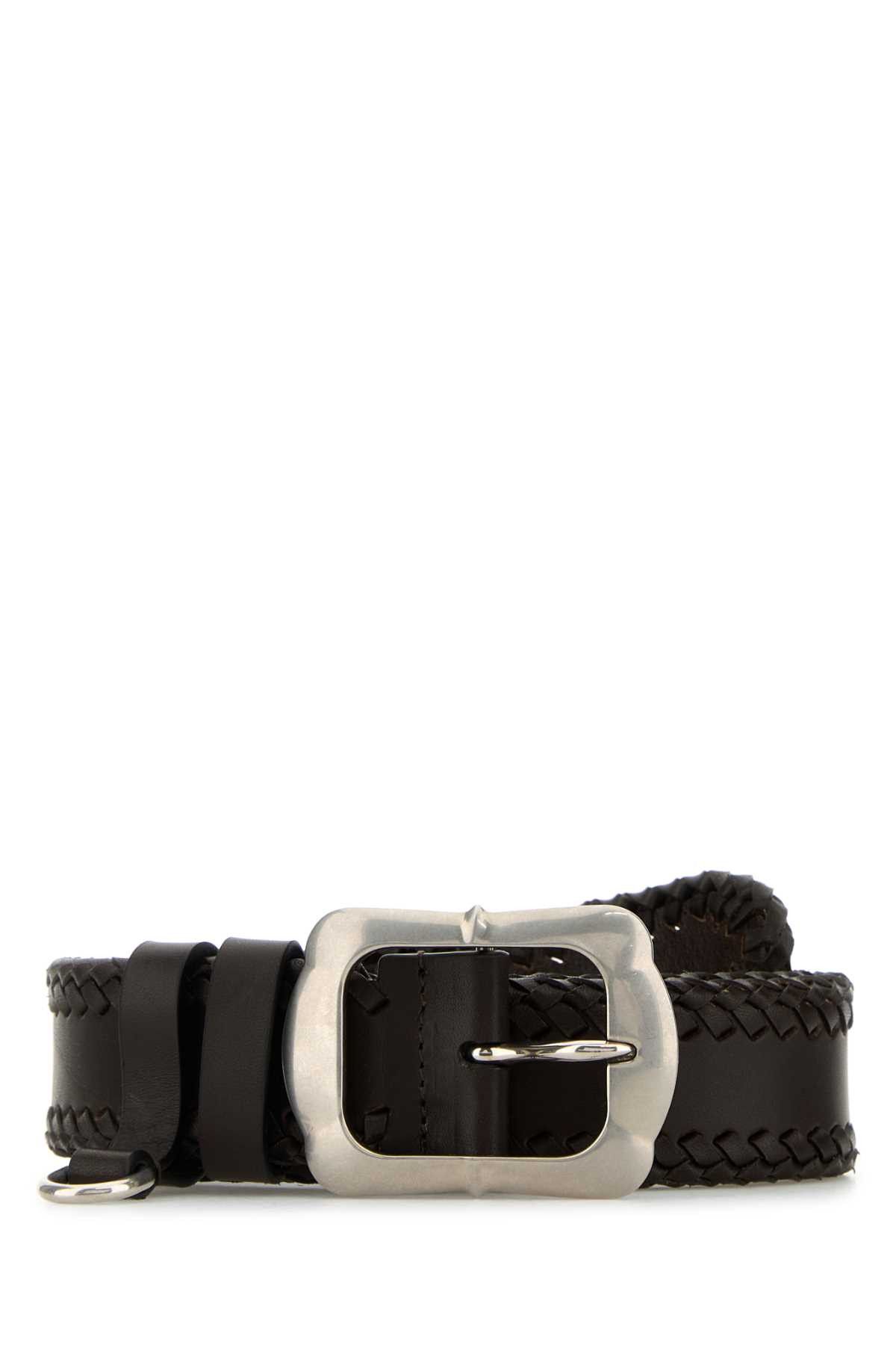 Prada Brown Leather Belt Size ONE SIZE - 1 Thumbnail