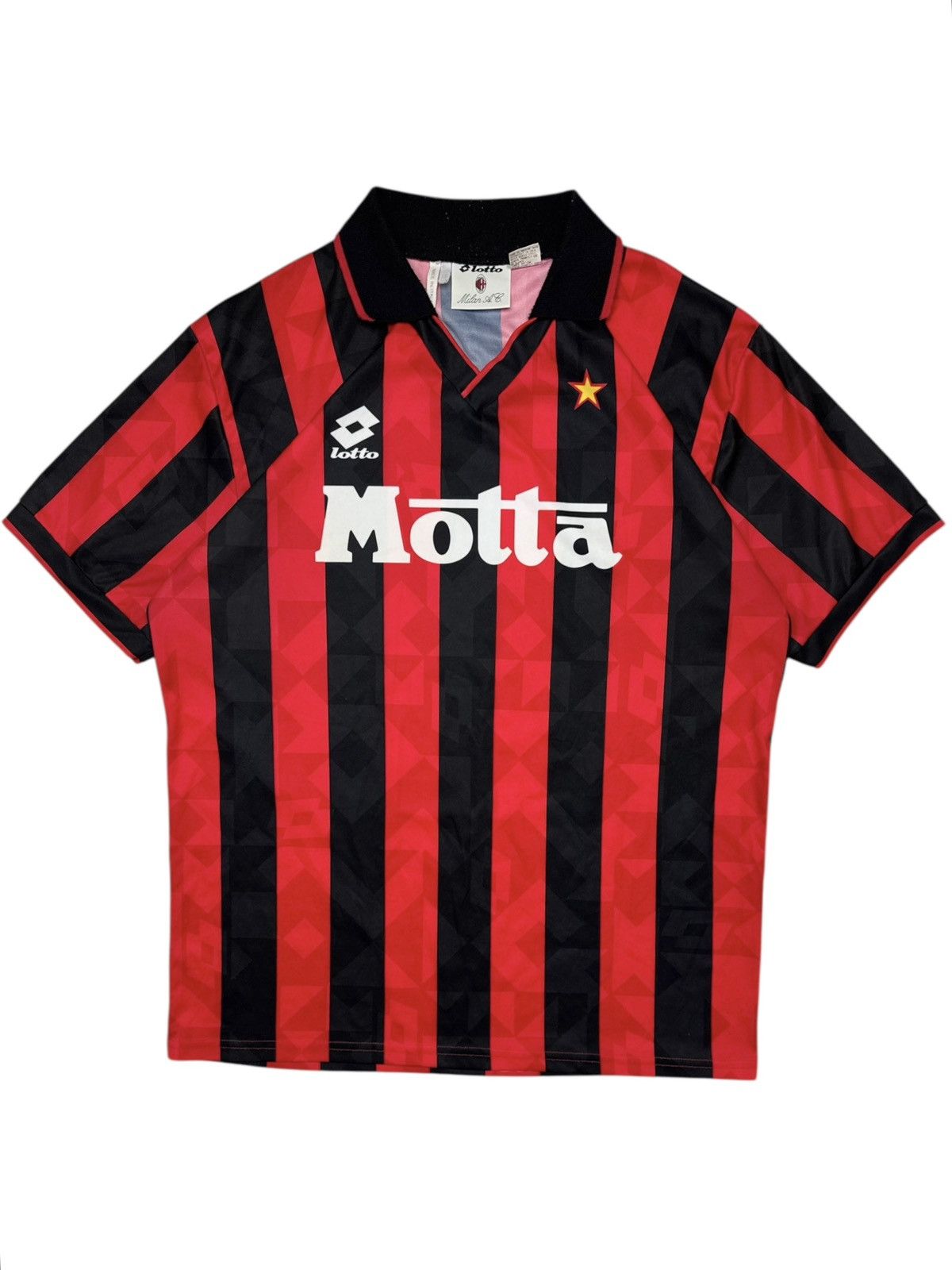 Lotto Sport AC Milan home Jersey T shirt 1993/94 XL Lotto A276 Size US XL / EU 56 / 4 - 2 Thumbnail