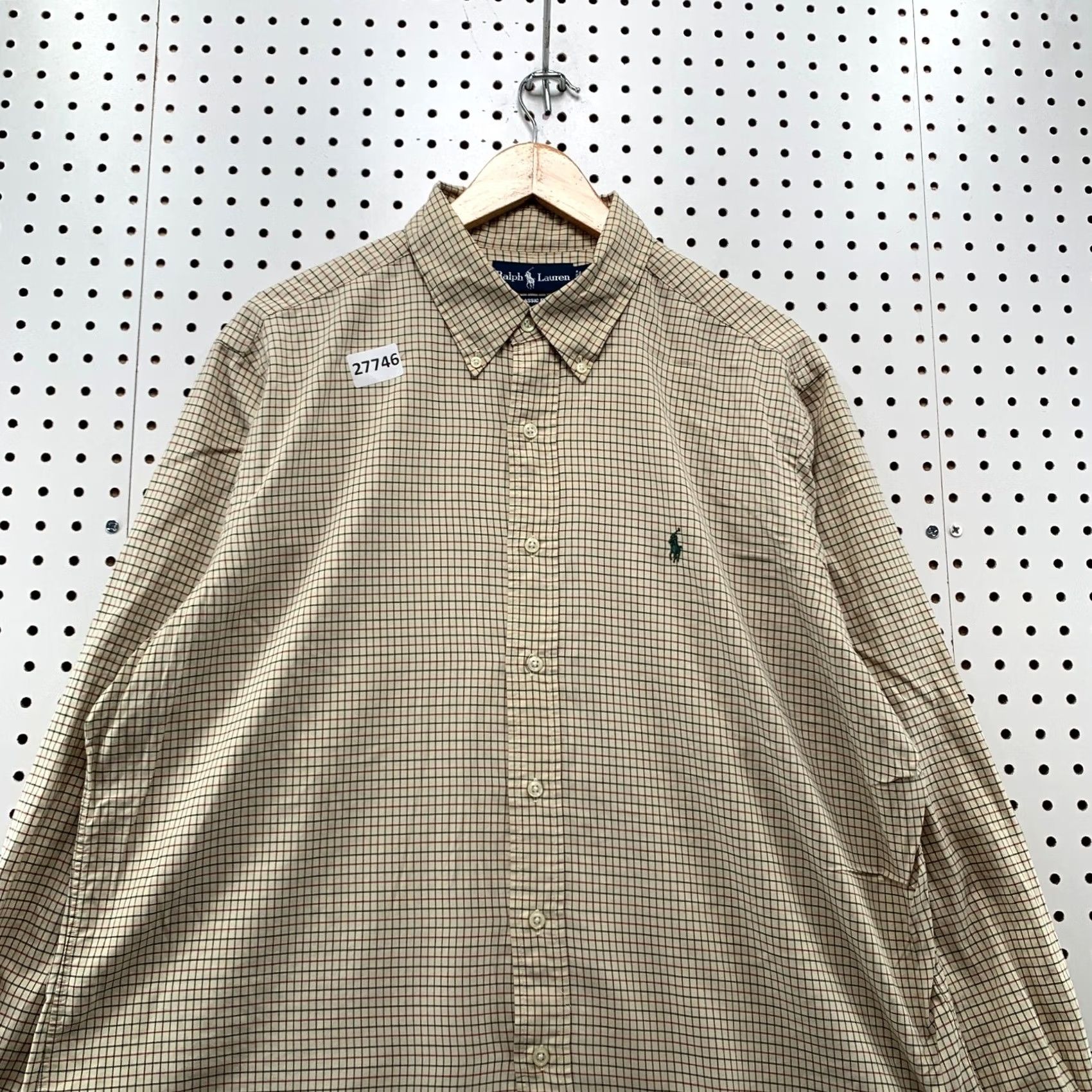 Ralph Lauren Ralph Lauren Shirt Brown Red Check Green Pony Mens L Classic Button Down Size US XL / EU 56 / 4 - 2 Thumbnail