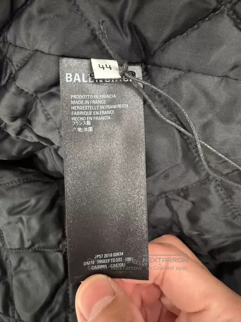 Balenciaga Balenciaga Alphabet Barrage Coat Size US S / EU 44-46 / 1 - 8 Thumbnail