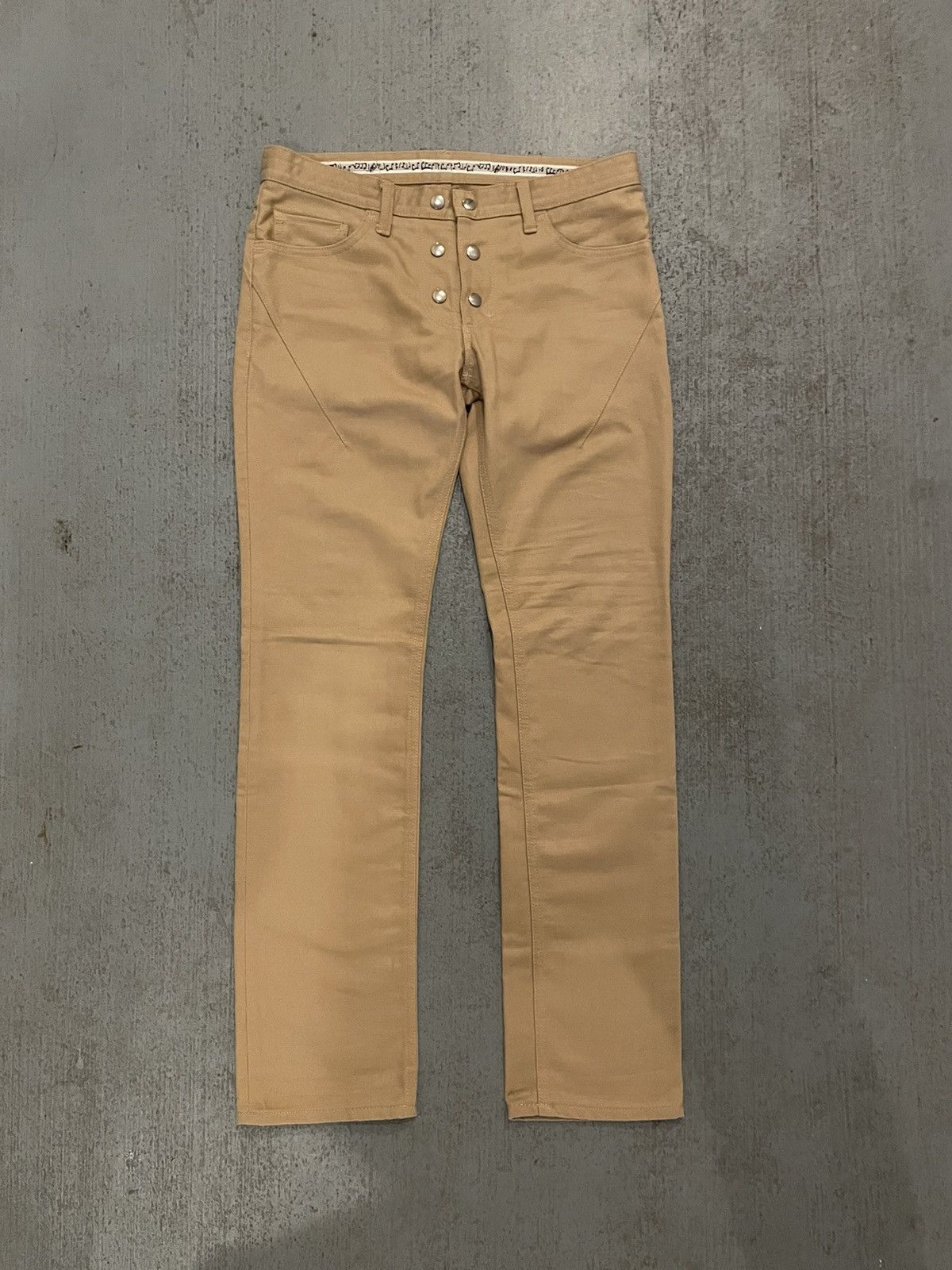 image of Number N Ine Number (N)Ine Aw08 “My Own Private Portland” Pants Size 3 in Beige, Men's