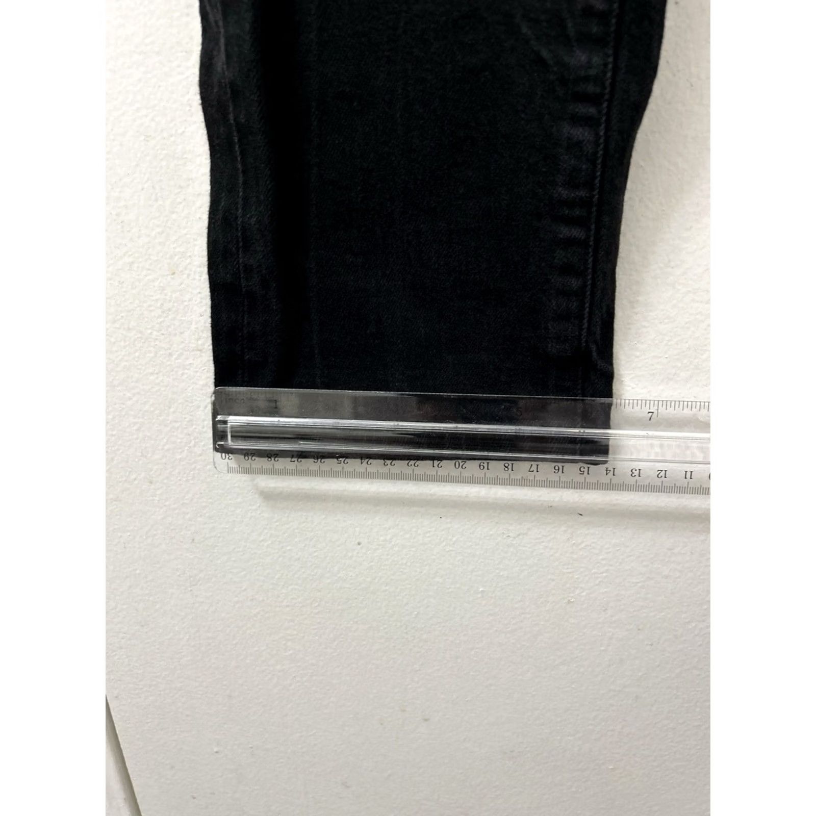 Uniqlo Uniqlo Selvedge Jeans Mens Black Slim Straight Kaihara Stretch Denim 29x32 Size US 29 - 5 Thumbnail