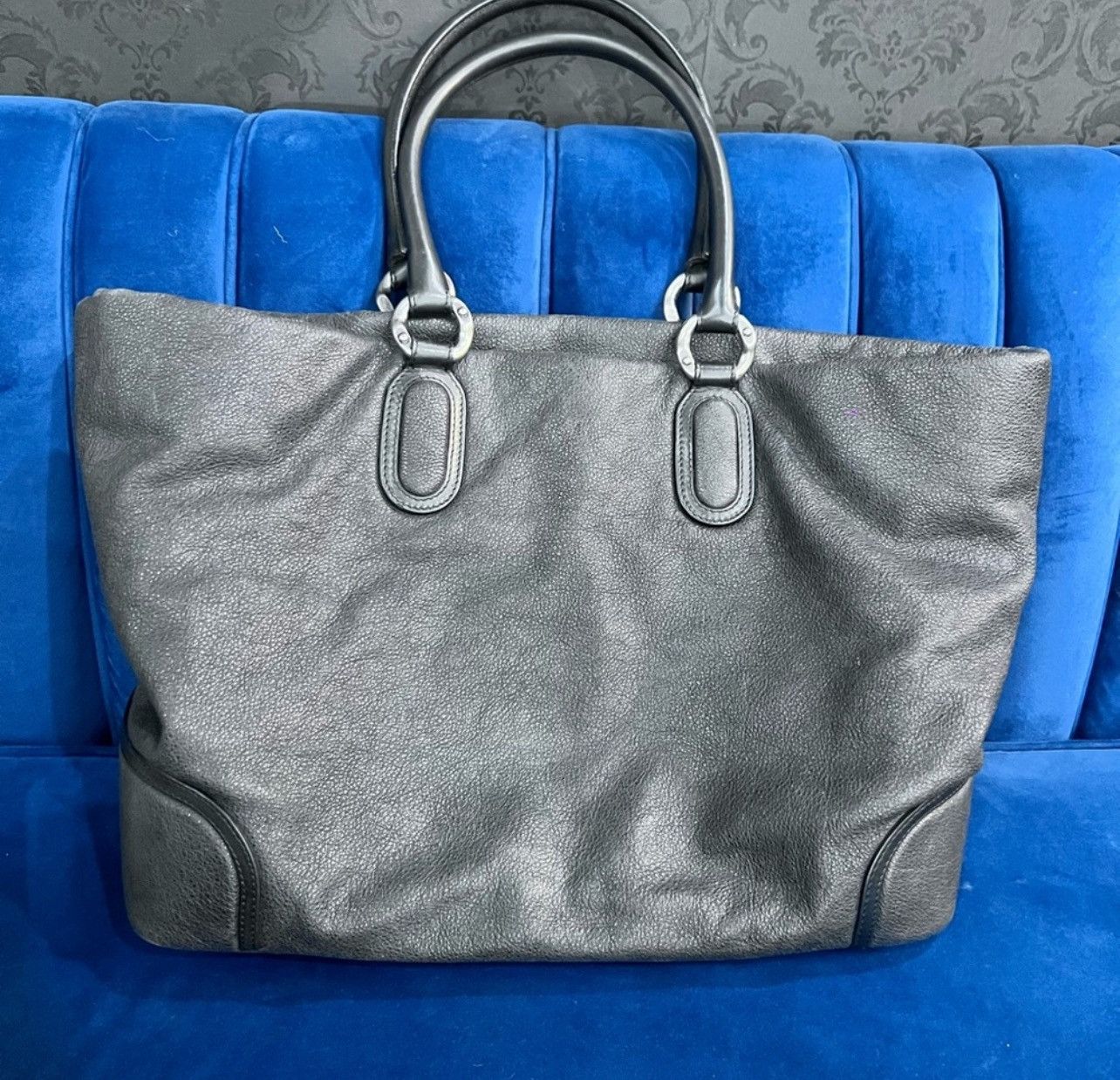 Chanel Chanel Black Leather Tote Size ONE SIZE - 7 Thumbnail