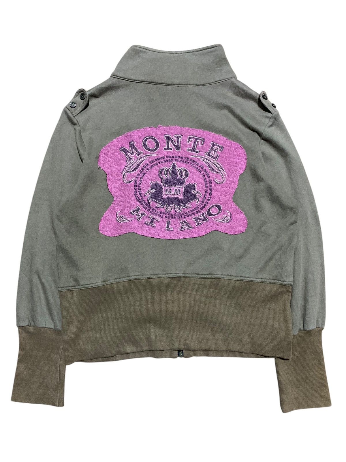 Japanese Brand Monte Milano studded patch ifsixwasnine style jacket Size US M / EU 48-50 / 2 - 3 Thumbnail