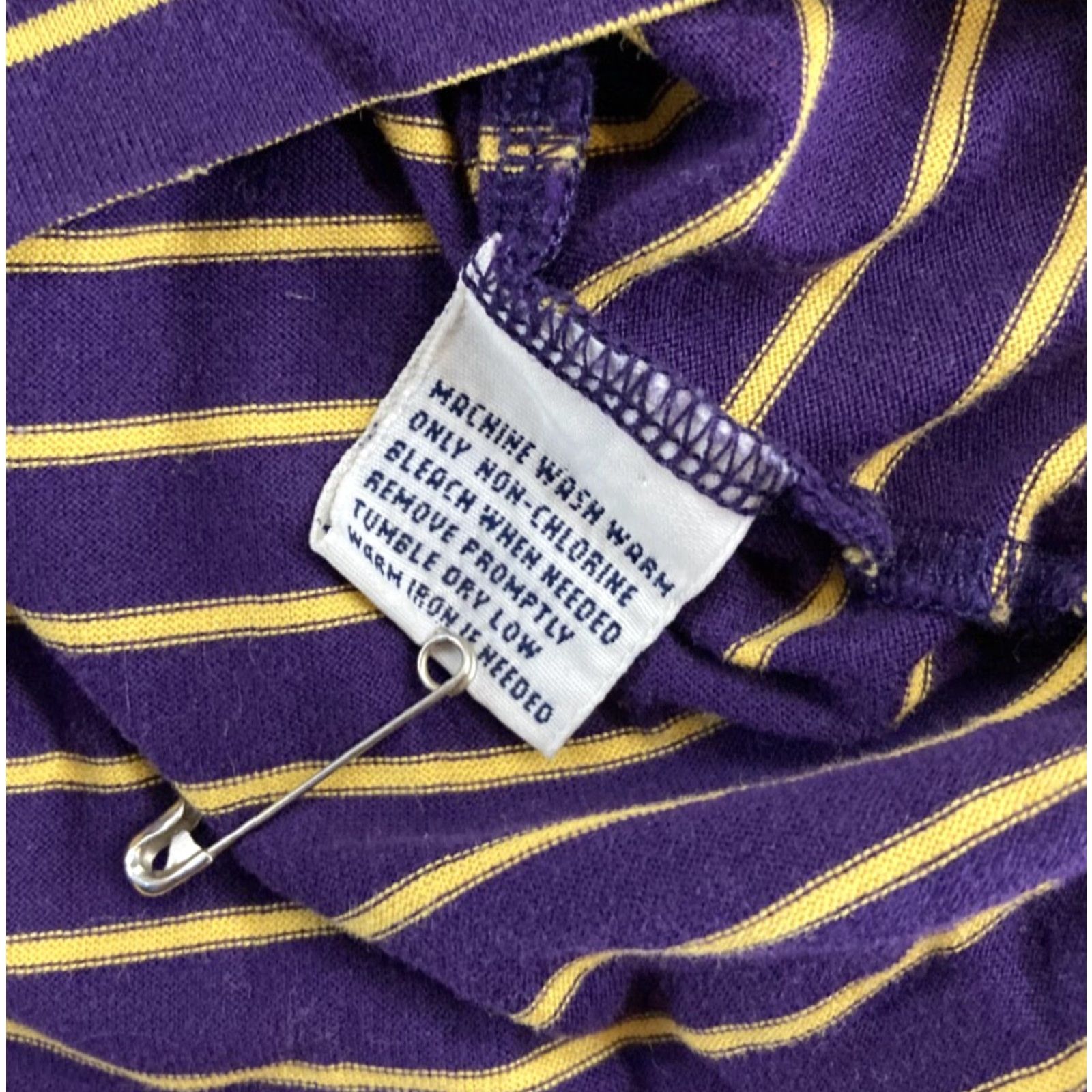 Ralph Lauren VINTAGE Ralph Lauren Polo Golf Shirt Mens Small Purple Striped Adult Small Purple Striped Polo Golf Mens S Small Purple Striped Size US S / EU 44-46 / 1 - 4 Thumbnail