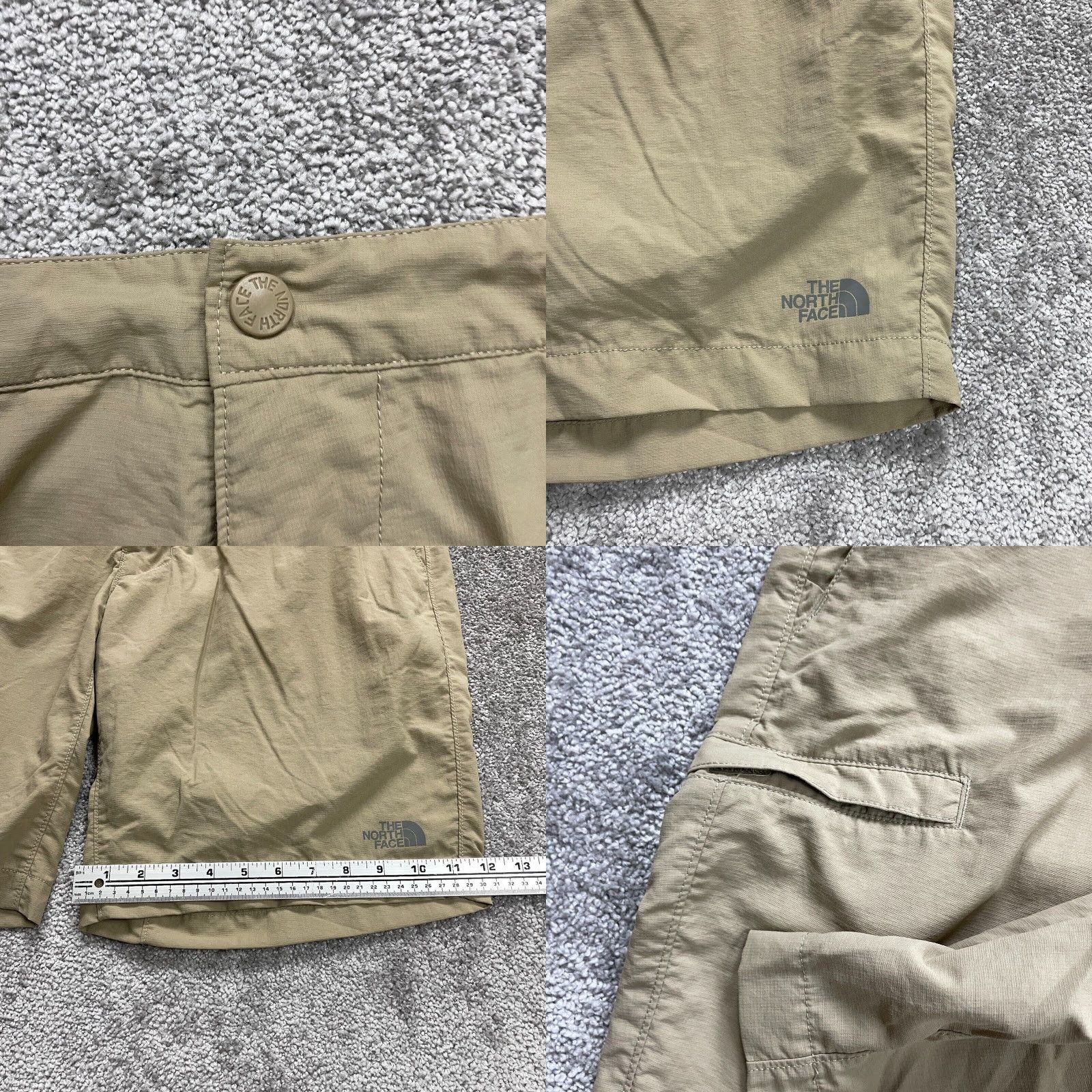 The North Face The North Face Mens Chino Shorts 38 Brown Solid Nylon Pockets Active Athletic Short Size US 38 / EU 54 - 9 Thumbnail