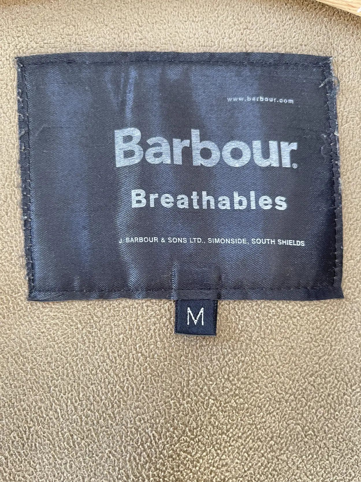 Barbour 🔥 Parka down jacket vintage fleece lining size M kaki Size US M / EU 48-50 / 2 - 14 Thumbnail