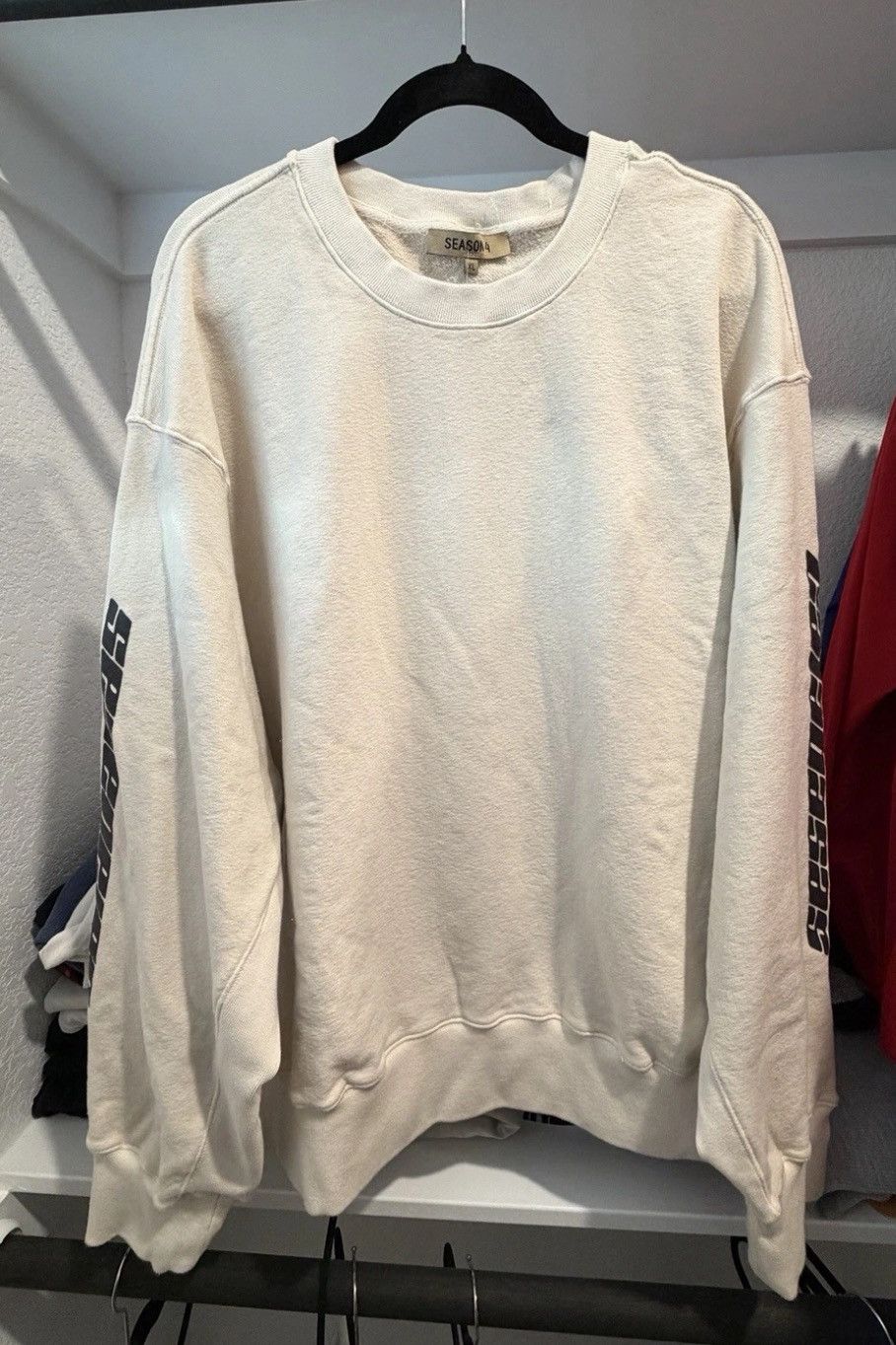 adidas gazelle silver green womens Yeezy Season 5 Unreleased Sample Crewneck By Henri Alexander Levy