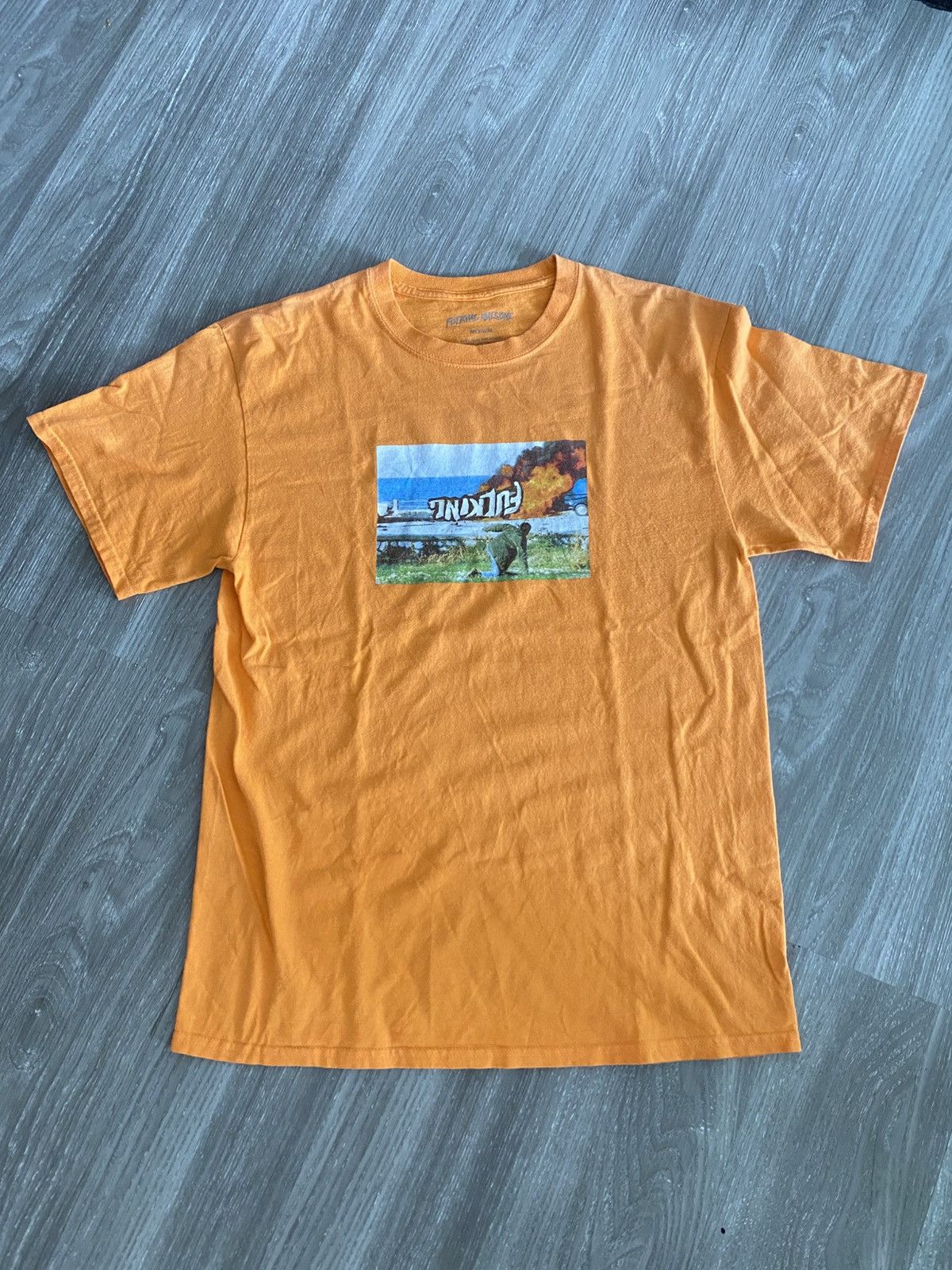 Fucking Awesome Fucking Awesome Car Burn Photo Tee Size US M / EU 48-50 / 2 - 1 Thumbnail