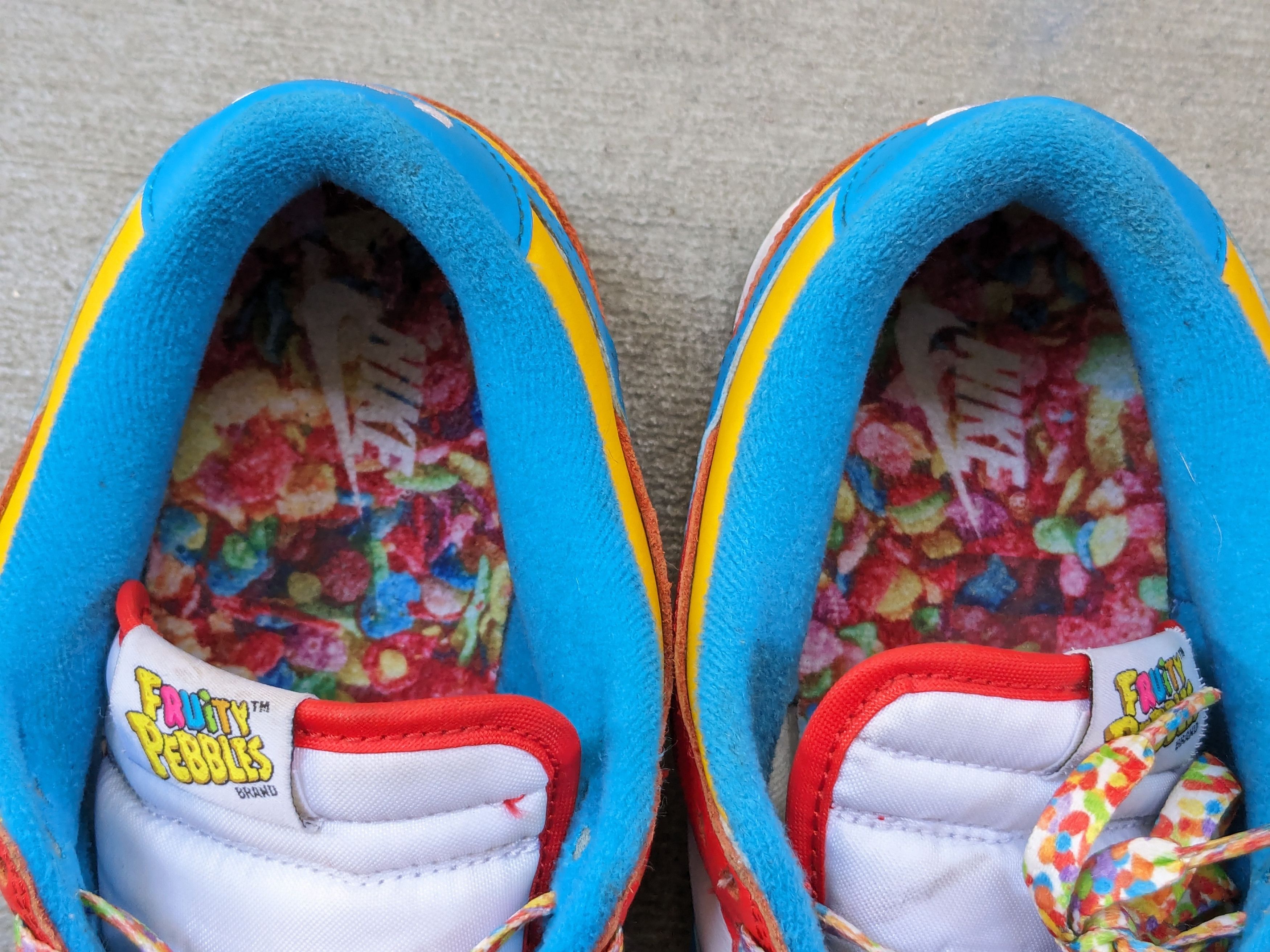 Nike Nike Dunk Low QS LeBron James Fruity Pebbles DH8009-600 Size US 10.5 / EU 43-44 - 8 Thumbnail