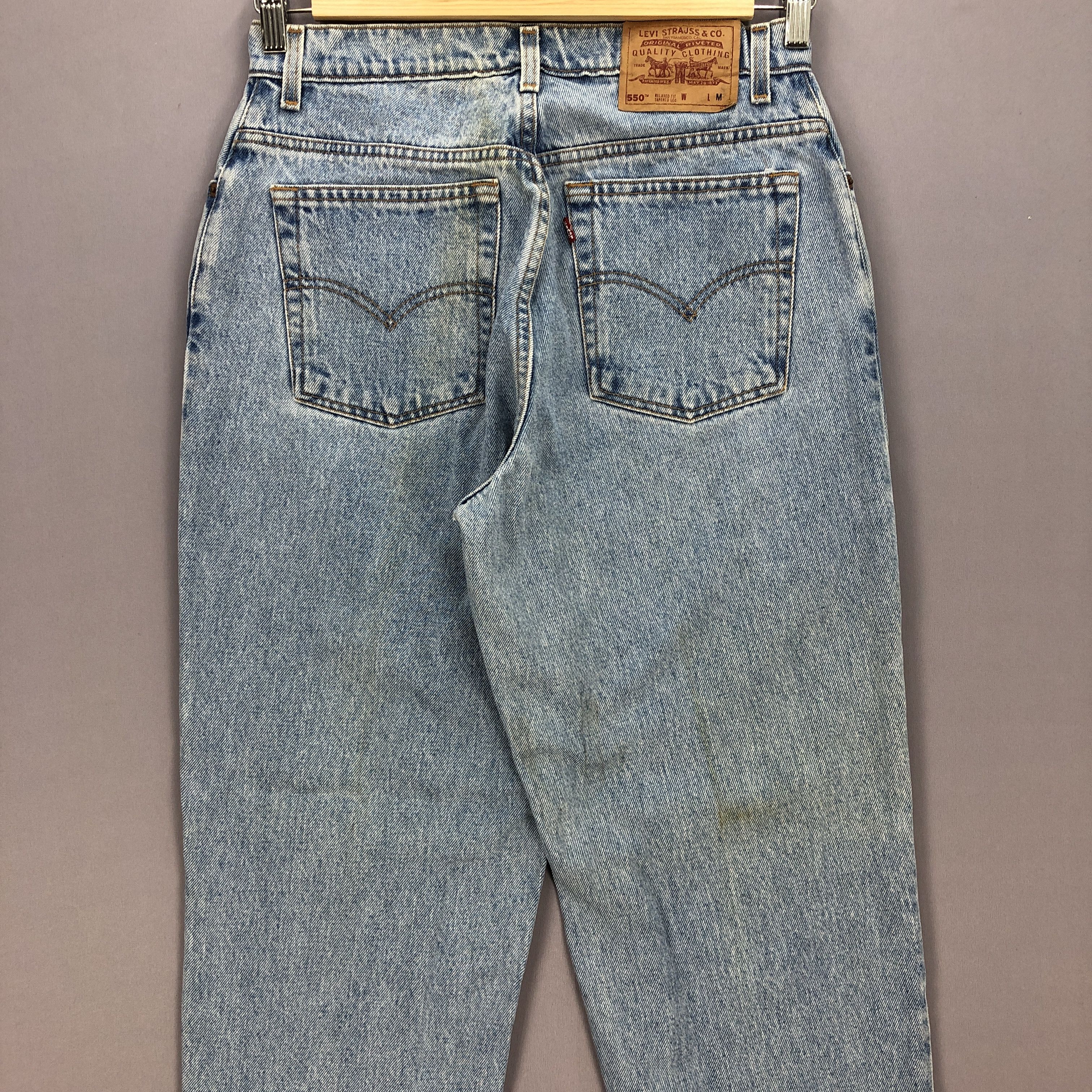 Levi's Vintage Levis Sun Faded Jeans Levi's 550 Light Wash Denim Size US 30 / EU 46 - 4 Thumbnail