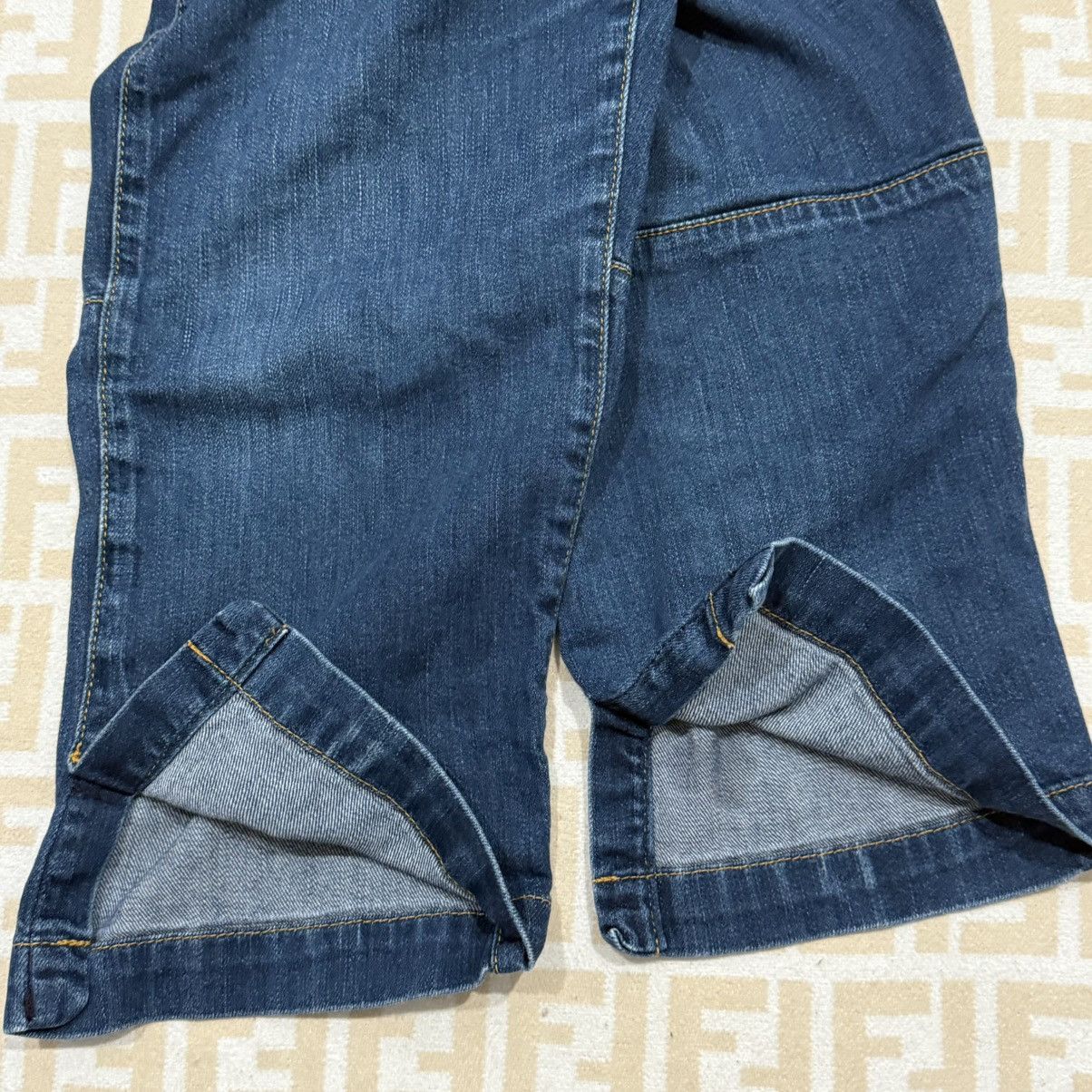 Designer × Issey Miyake × Japanese Brand Plantation 3q Jeans Size 29" - 8 Thumbnail