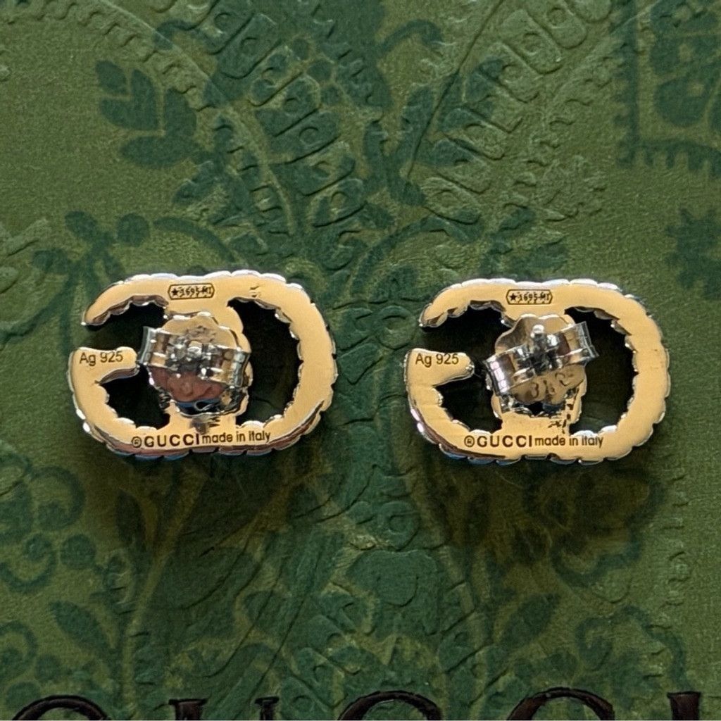 Gucci GG Marmont Sterling Silver Earrings