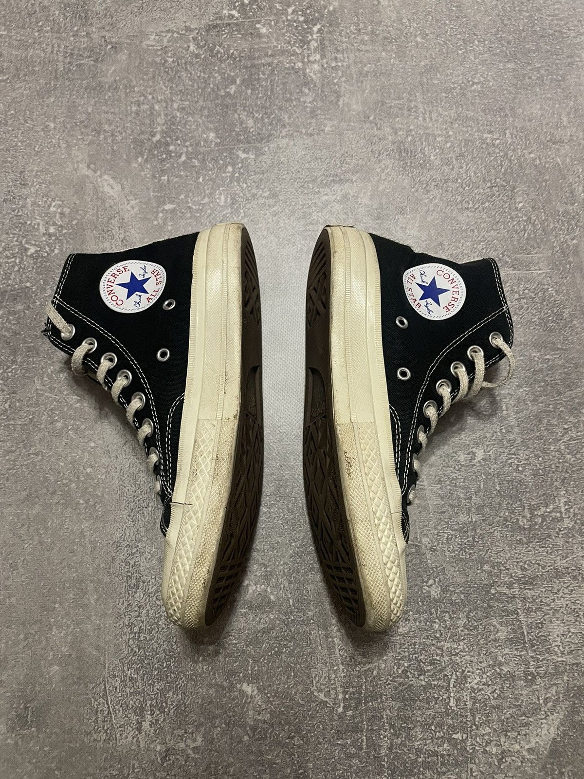 Comme des Garcons × Converse × Vintage Comme Des Garcons CDG PLAY X Converse Chuck Taylor High 39 Size US 6 / EU 39 - 7 Thumbnail