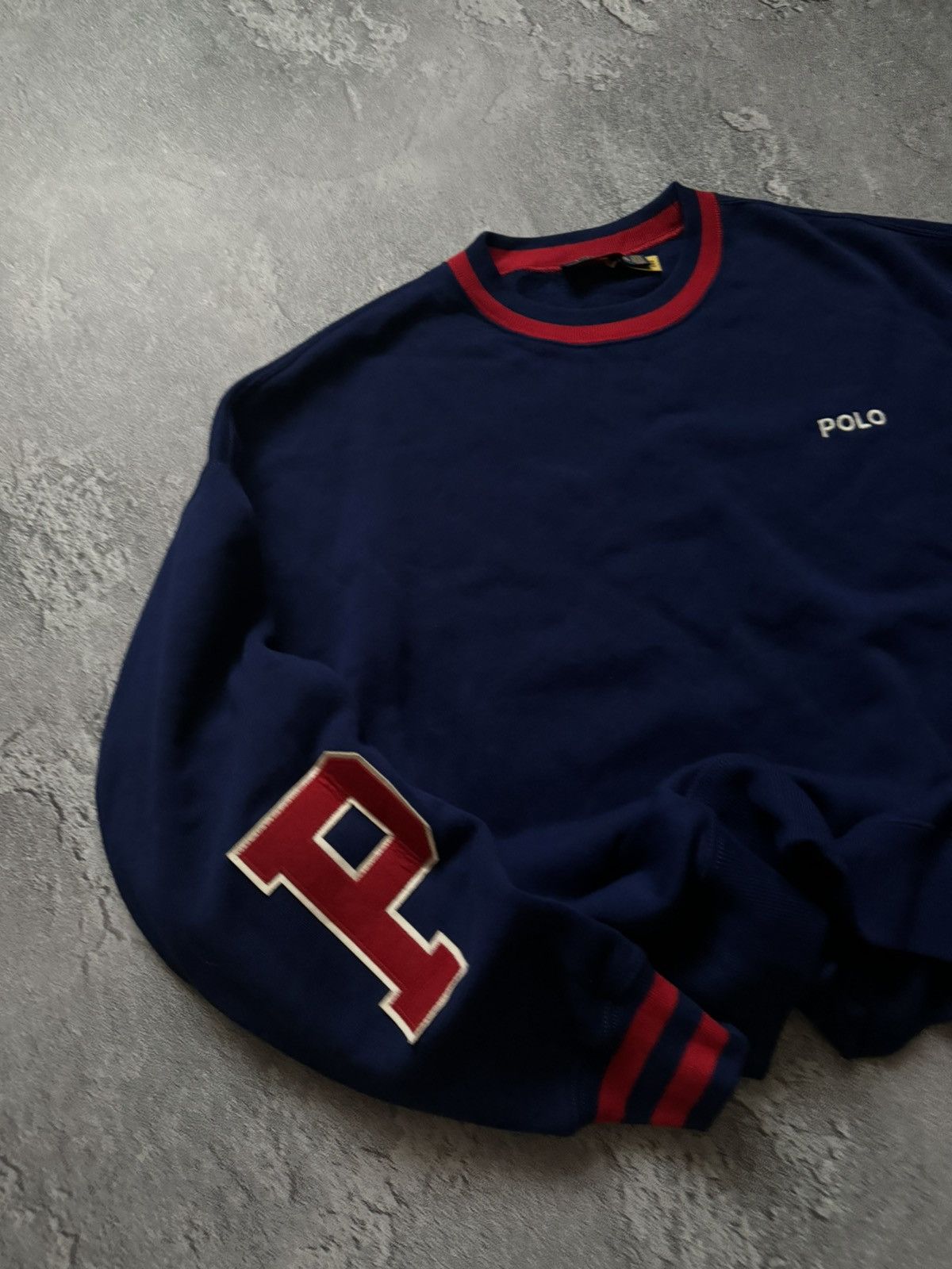 Polo Ralph Lauren × Ralph Lauren × Vintage Polo Ralph Lauren XL relaxed sweatshirt Wmns long sleeve 00s Size XL / US 12-14 / IT 48-50 - 3 Thumbnail