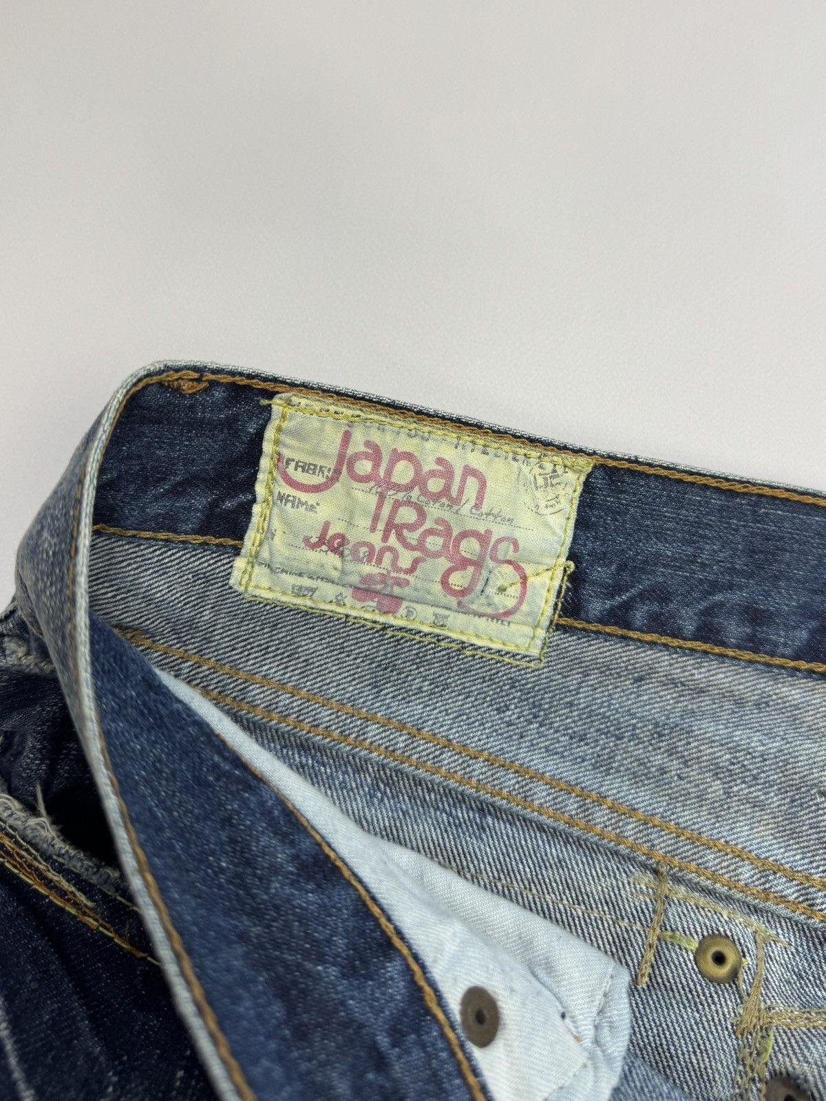 Japan Rags Japan Rags Vintage Wash Denim Japanese Archive Fit Y2K Size US 30 / EU 46 - 13 Thumbnail