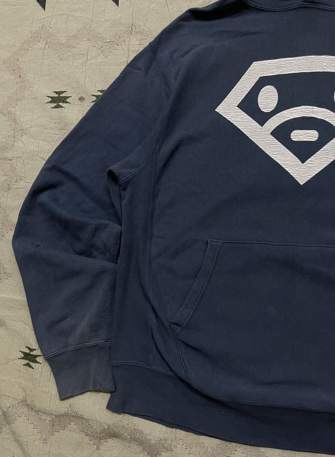 Bape 2004 BABY MILO BY A BATHING APE DIAMOND LOGO HOODIE FADED Size US M / EU 48-50 / 2 - 3 Thumbnail