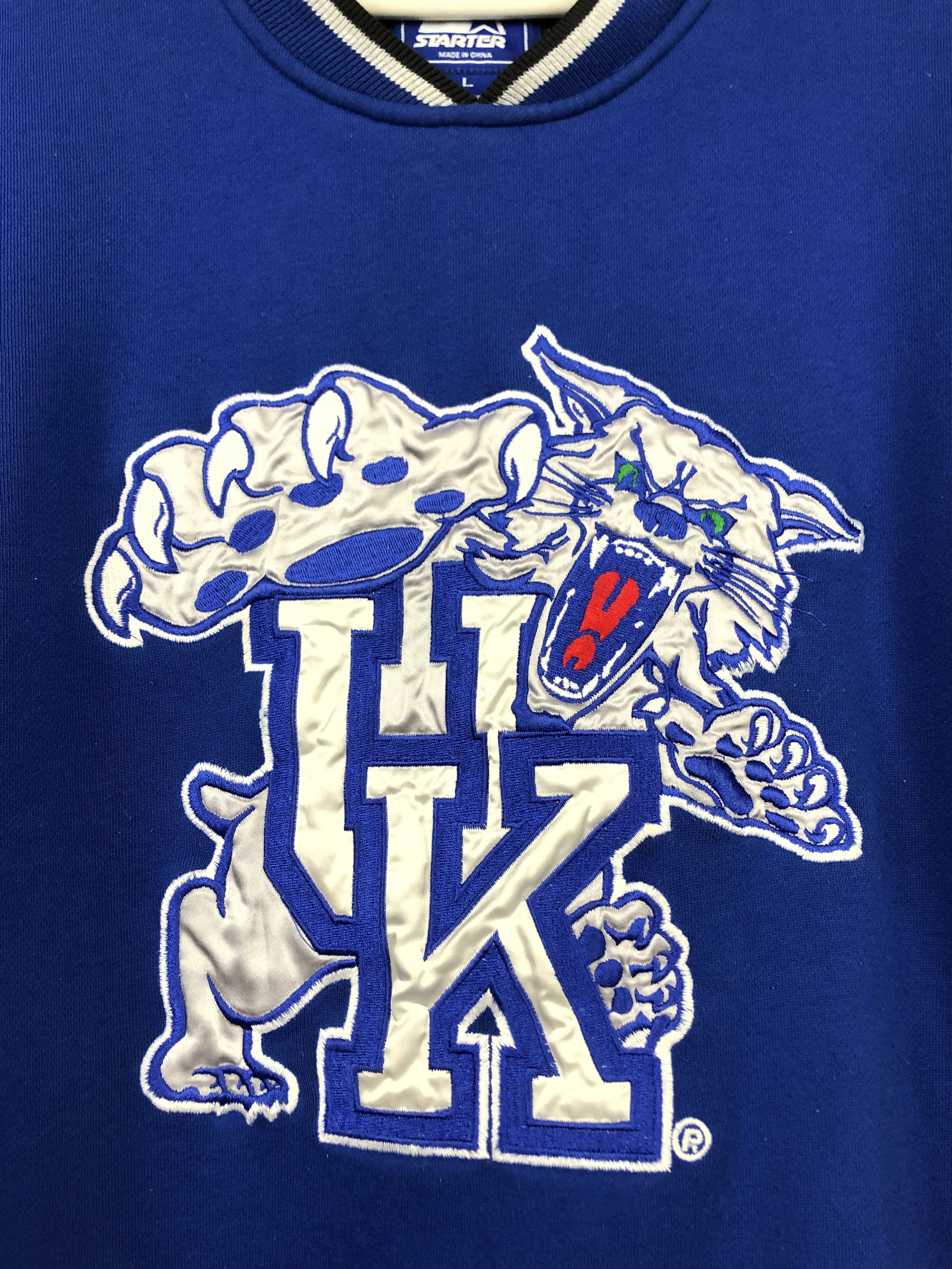 Starter Vintage UK Kentucky Wildcats Basketball Starter Sweatshirt Size US L / EU 52-54 / 3 - 6 Thumbnail