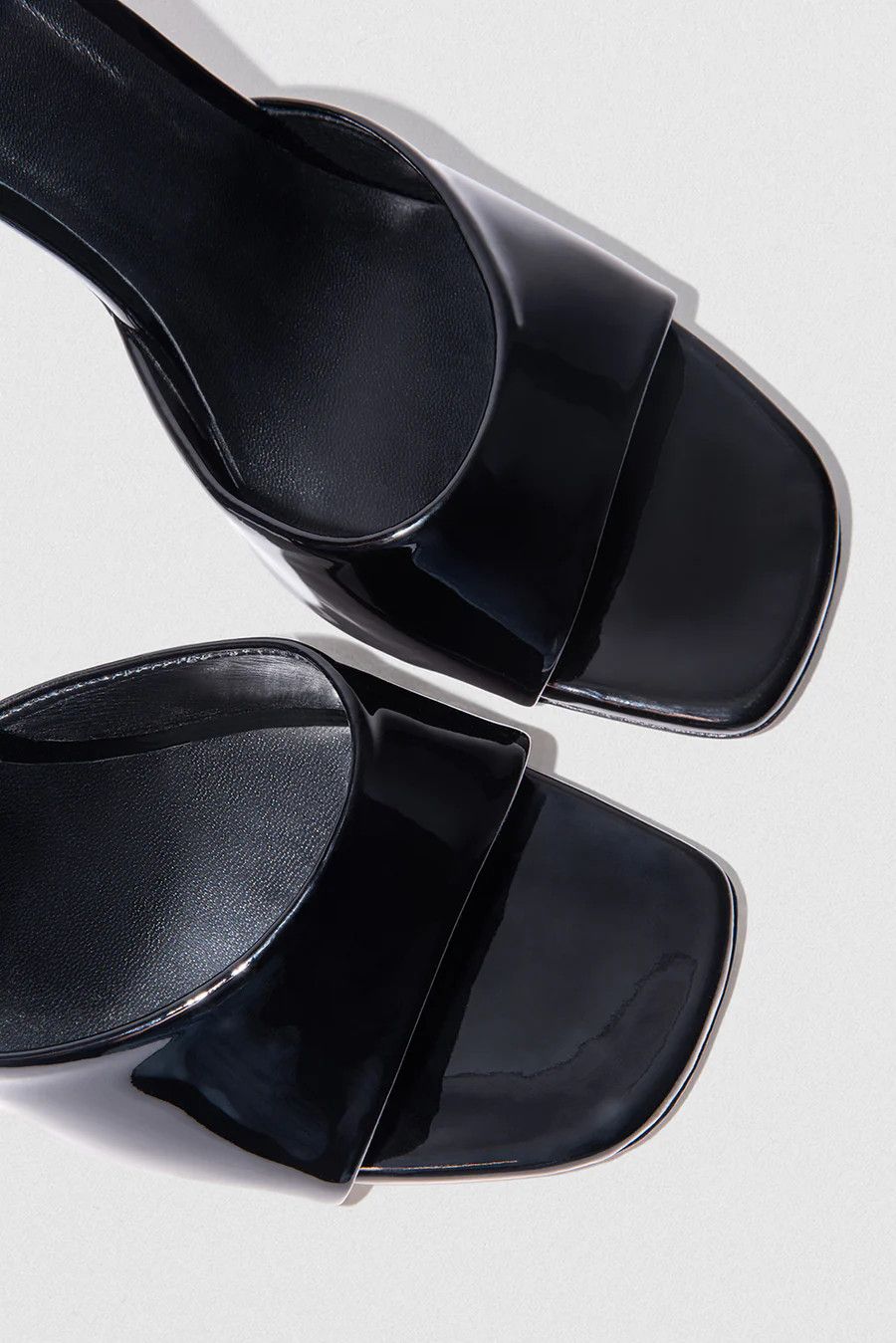 By Far o1mle1224 Patent Leather Mules in Black Size US 8 / IT 38 - 4 Thumbnail