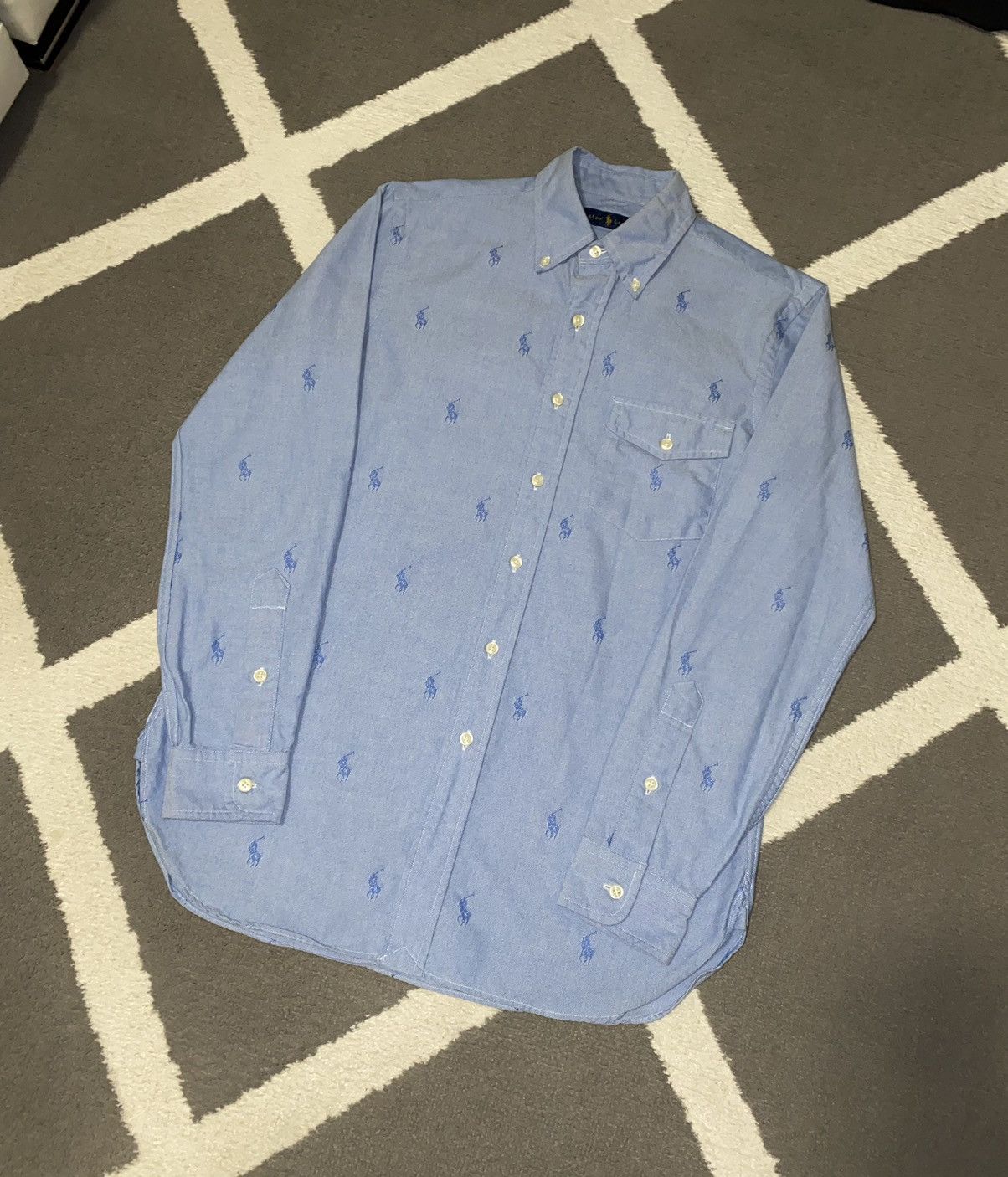 Polo Ralph Lauren × Ralph Lauren Polo Ralph Lauren Multi Pony Button up Shirt Size US S / EU 44-46 / 1 - 1 Thumbnail