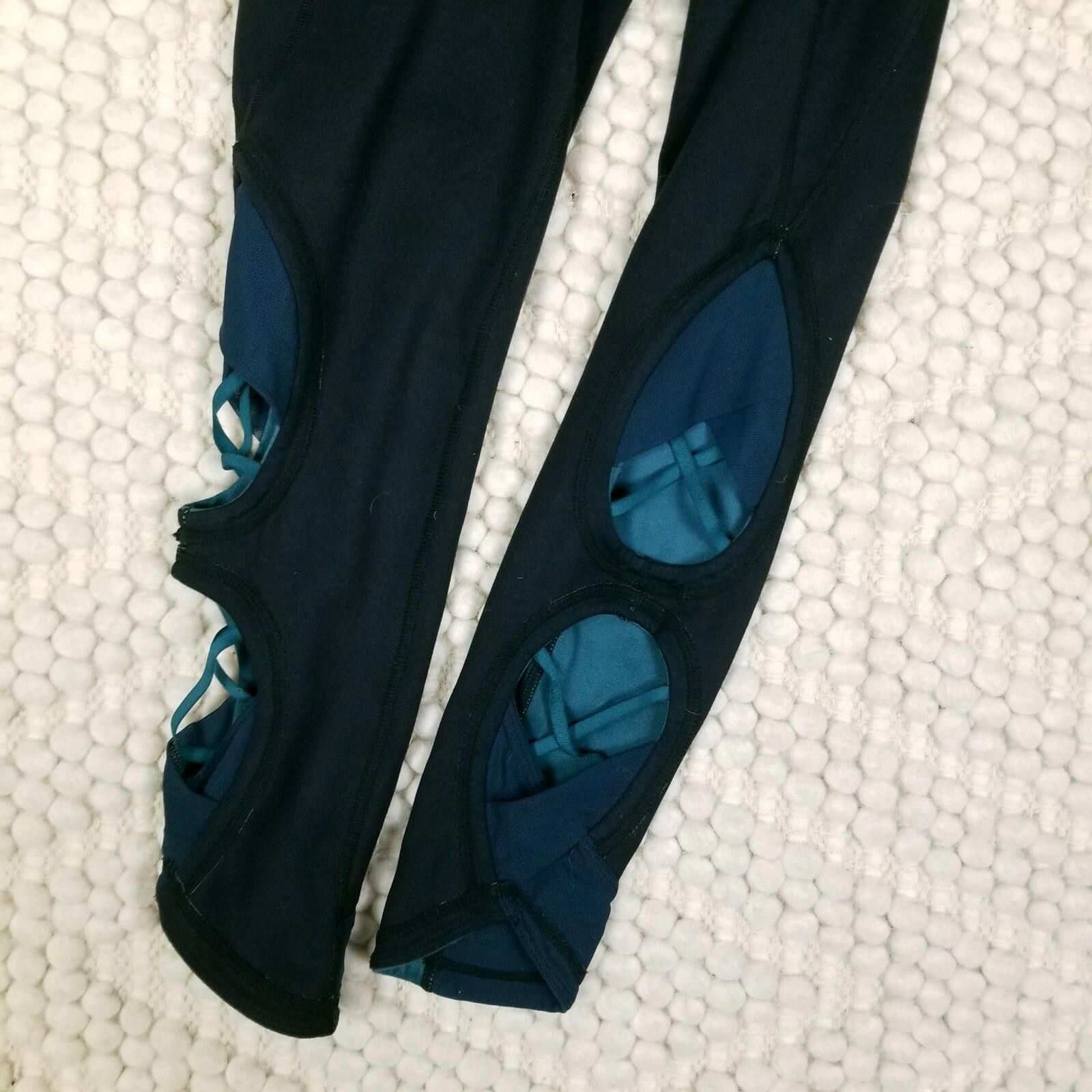 Designer Sweaty Betty Reversible Chandrasana 7/8 Leggings Sz XS Size 26" / US 2 / IT 38 - 6 Thumbnail
