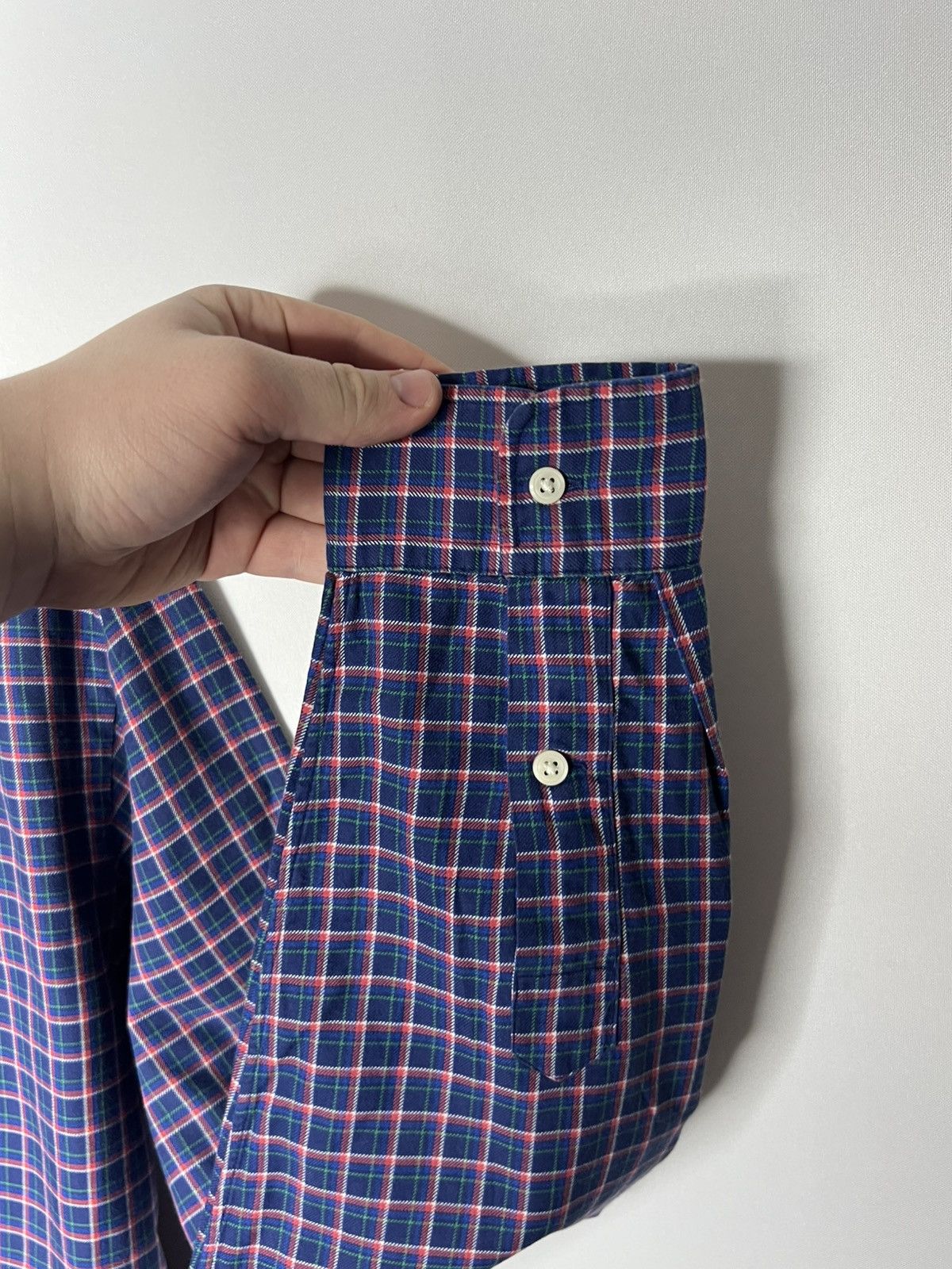 Polo Ralph Lauren Vintage Polo Ralph Lauren Plaid Shirt Long Sleeve Size US XL / EU 56 / 4 - 4 Thumbnail