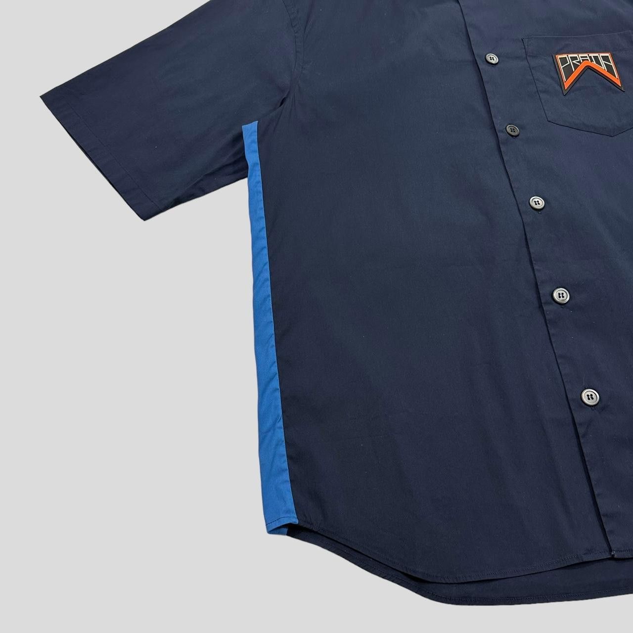Prada Prada Milano 2018 Rubber Logo Tech Stripe Shirt - L Size US L / EU 52-54 / 3 - 5 Thumbnail